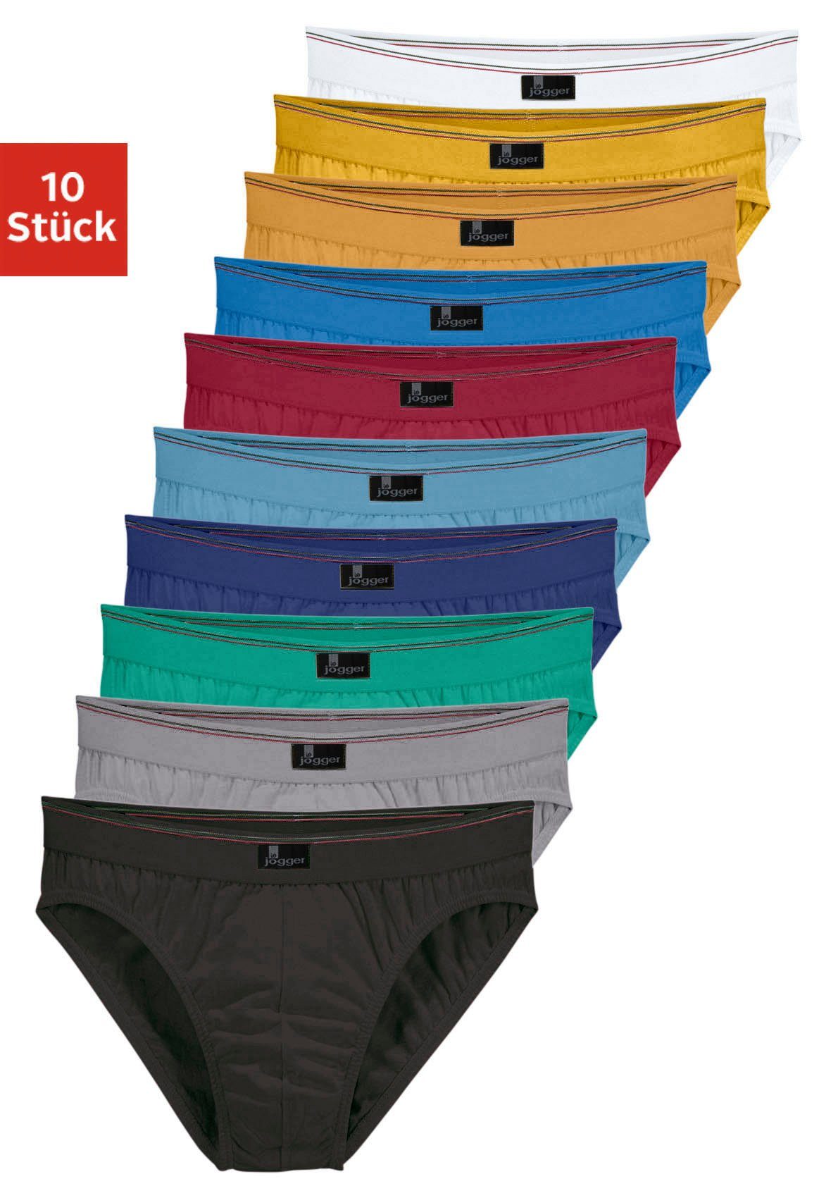 le jogger® Slip (Packung, 10-St) nur einfarbig