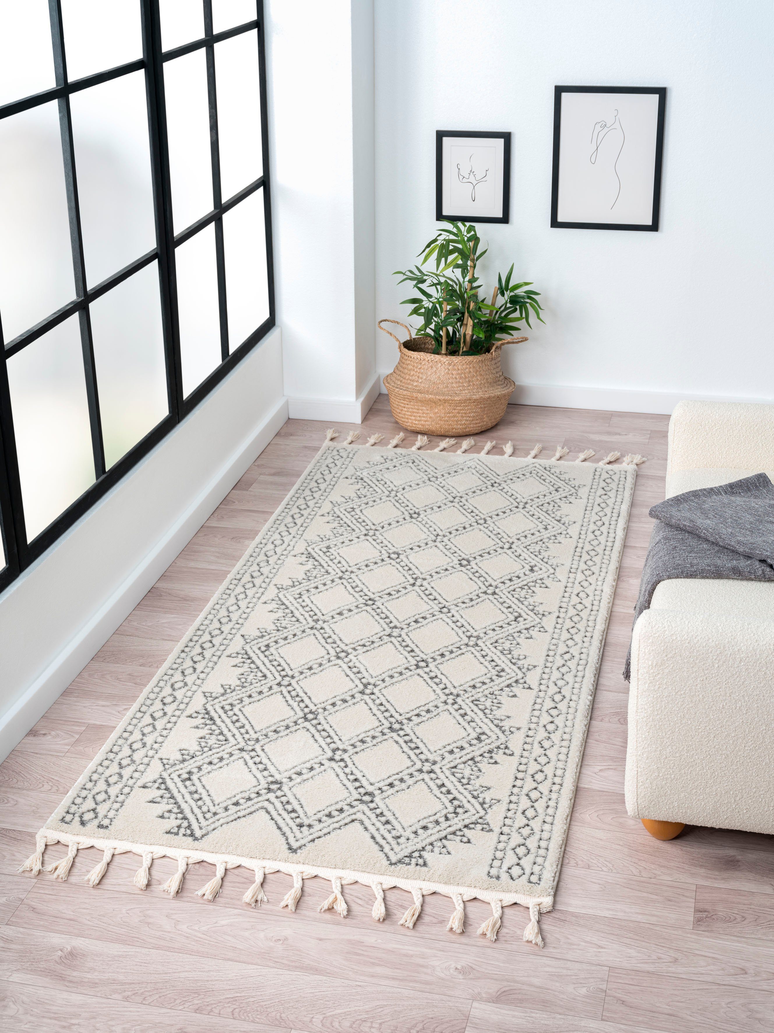 Myflair Möbel & Accessoires Hochflor-Teppich "Moroccan Tradition, LAGERRÄUM günstig online kaufen