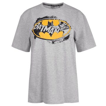 Sarcia.eu Pyjama Batman Kurzarmpyjama, grau-schwarzer Sommerschlafanzug