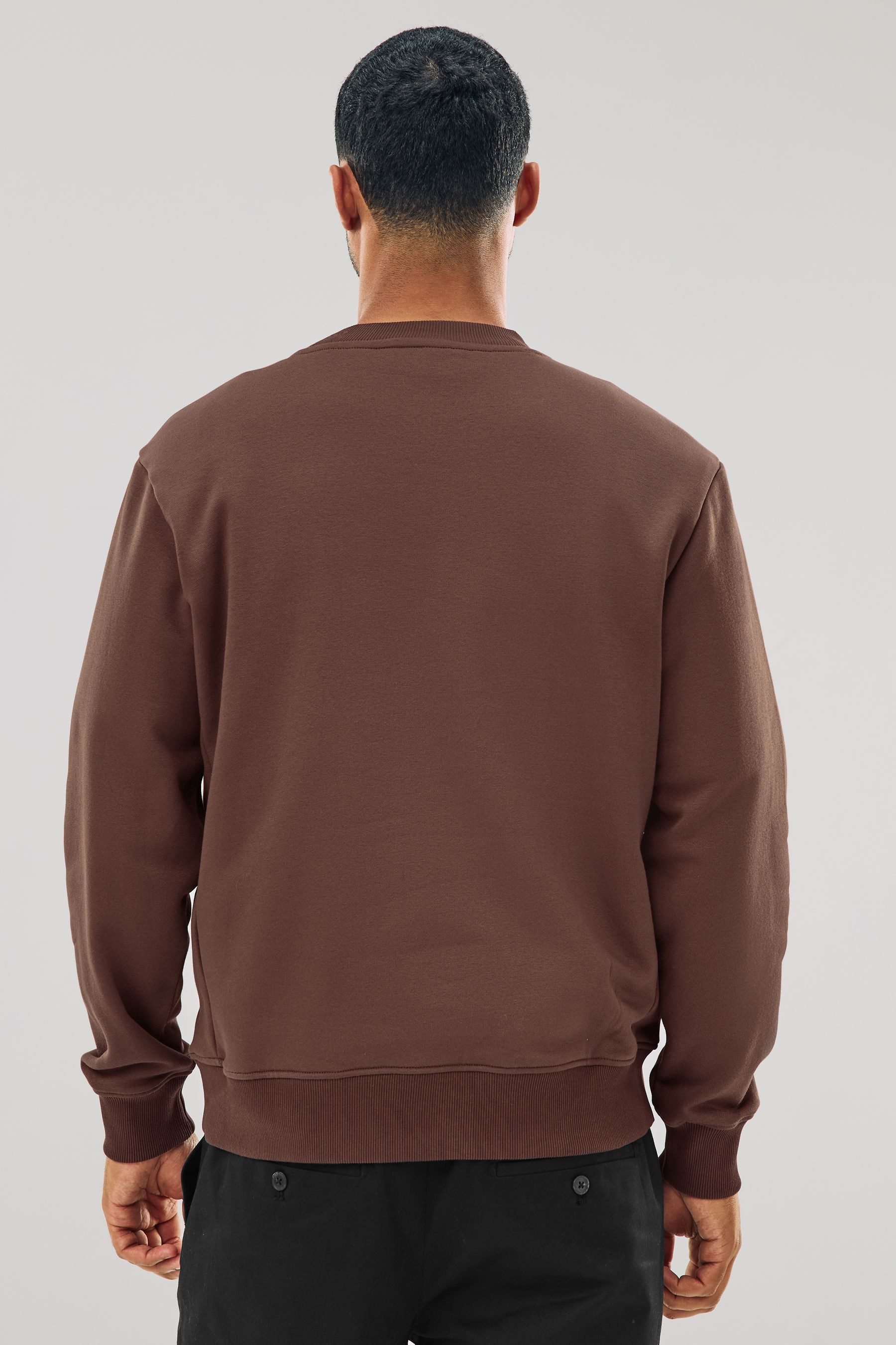 Next Sweater Schweres Regular Fit Rundhalssweatshirt (1-tlg) günstig online kaufen