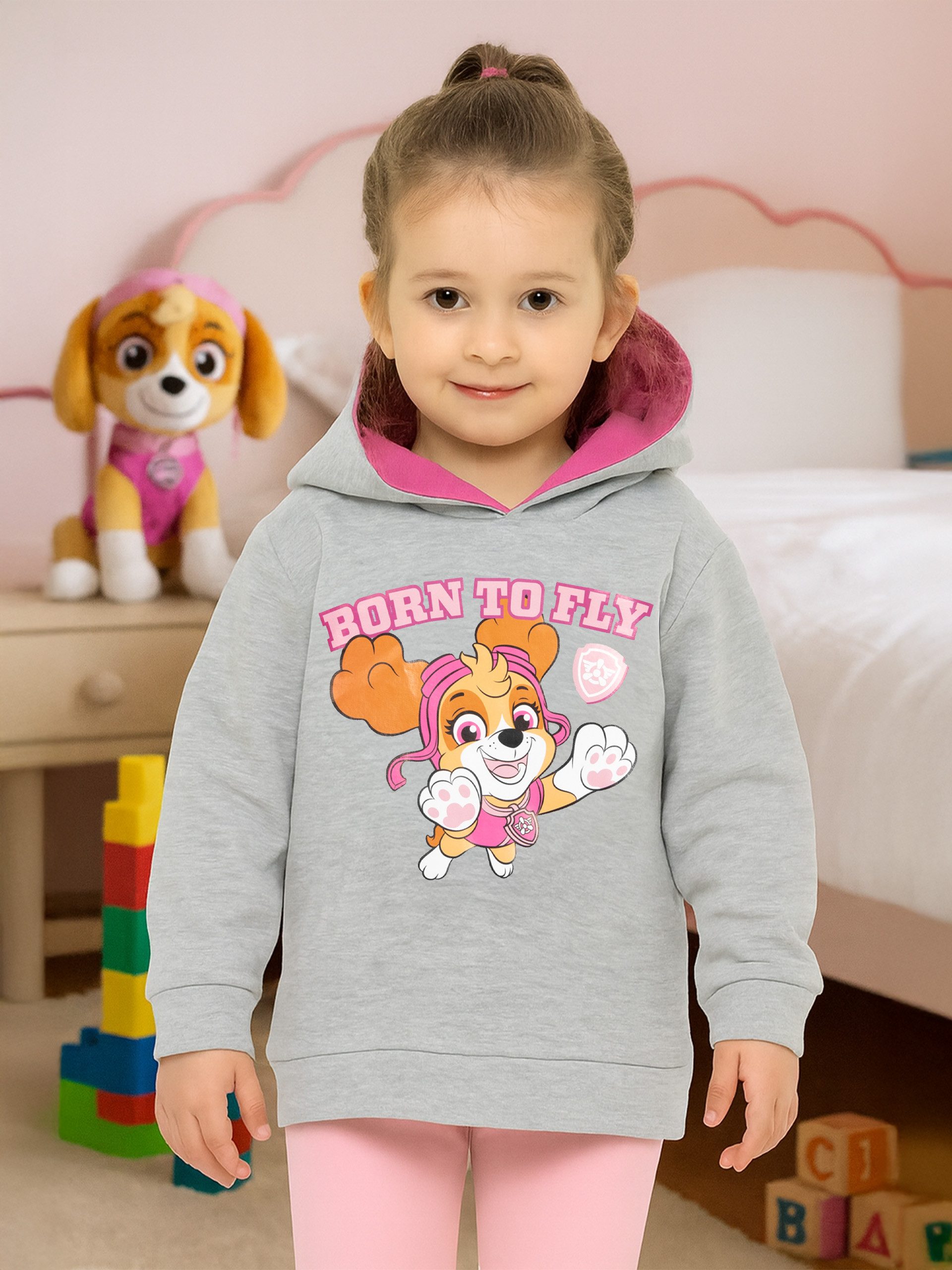 United Labels® Sweatshirt Paw Patrol -Born to fly, Hoodie