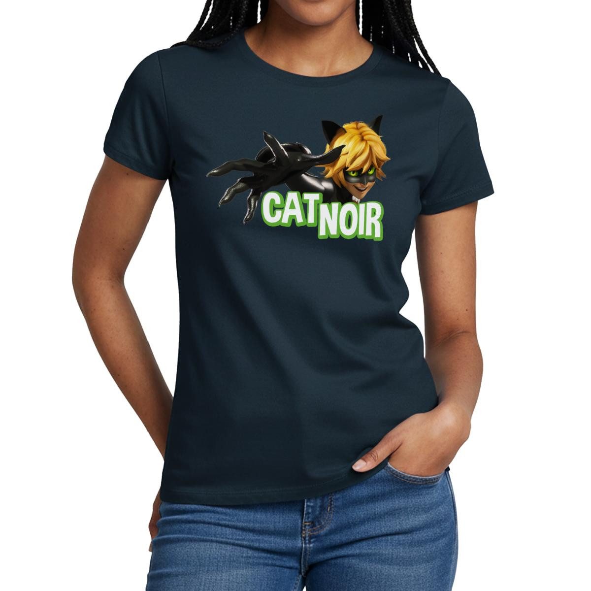 T-Shirt Miraculous Cat Noir Adrien Frauen T-Shirt