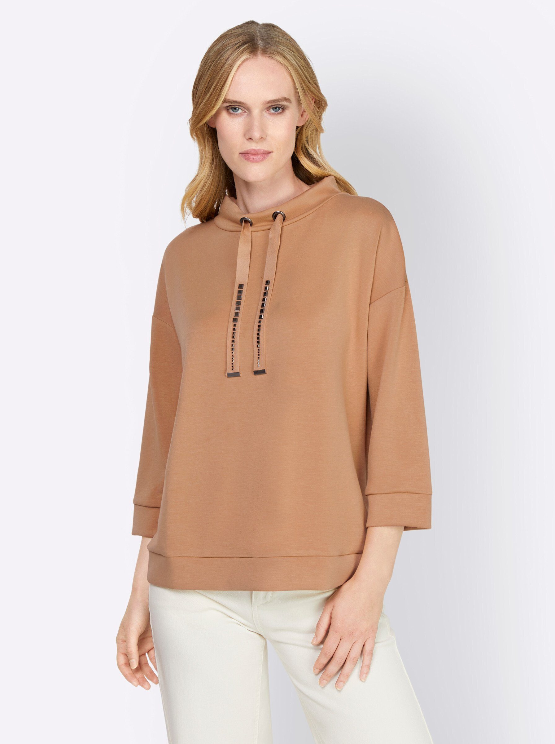 heine Sweater camel | Sweatshirts