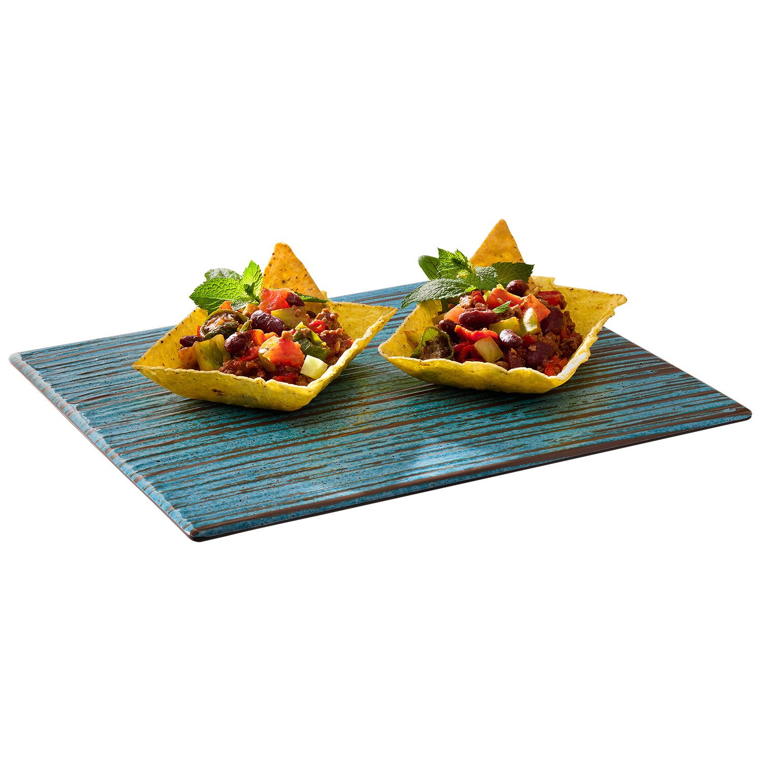 APS Tablett CANCUN, Melamin, Melamin, (1-tlg), ideal zum Servieren von Snacks & Fingerfood