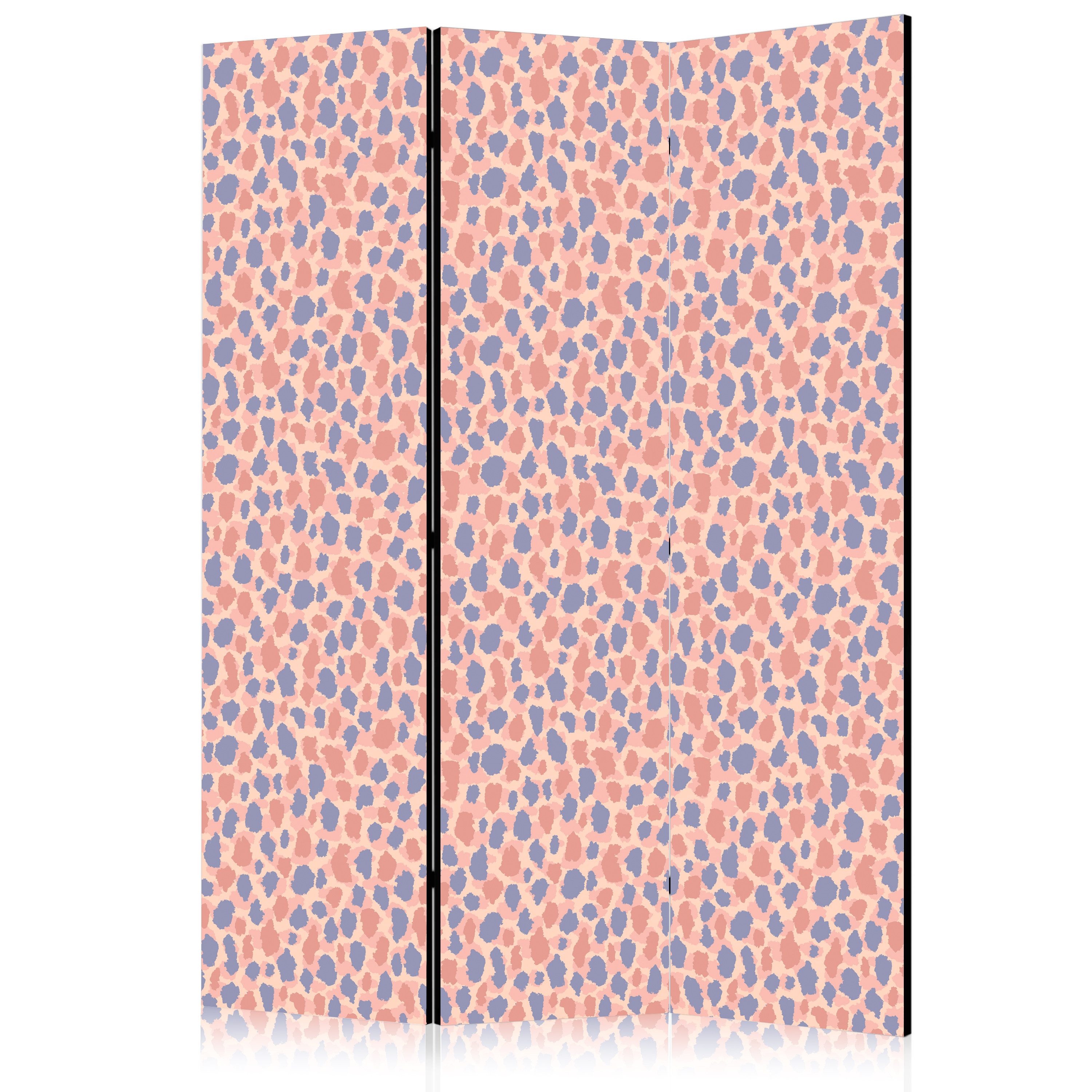 Muralo Paravent 3-teilig Raumteiler klappbar Bunte Punkte im Boho-Stil (Packung, 1 St., 135x172 cm), 3 Varianten, für das Schlafzimmer, das Wohnzimmer