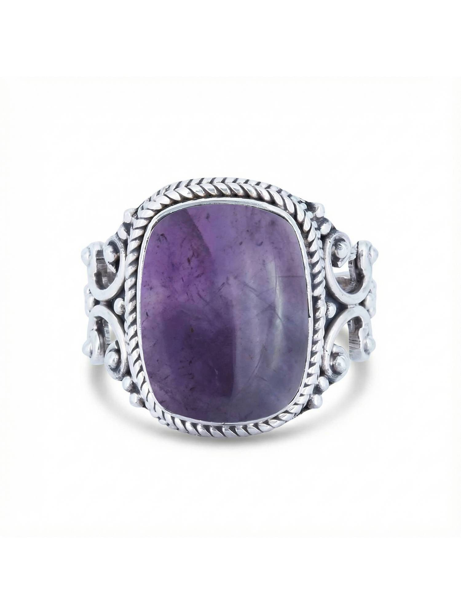 Silberring SERAPANA aus 925 Silber mit Amethyst