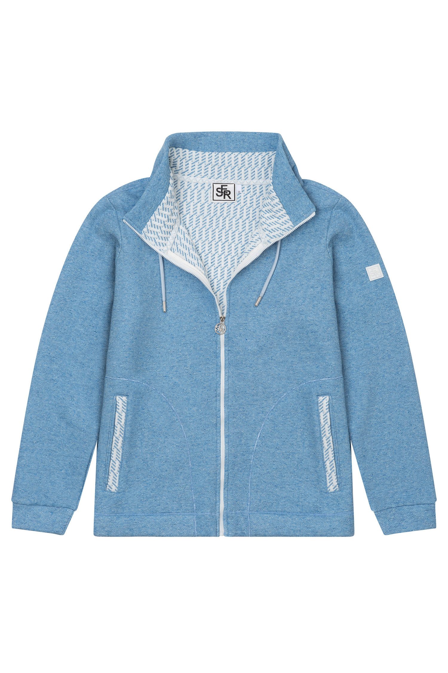 SER Sweatjacke Sweatjacke Struktur W7260330 auch in großen Größen