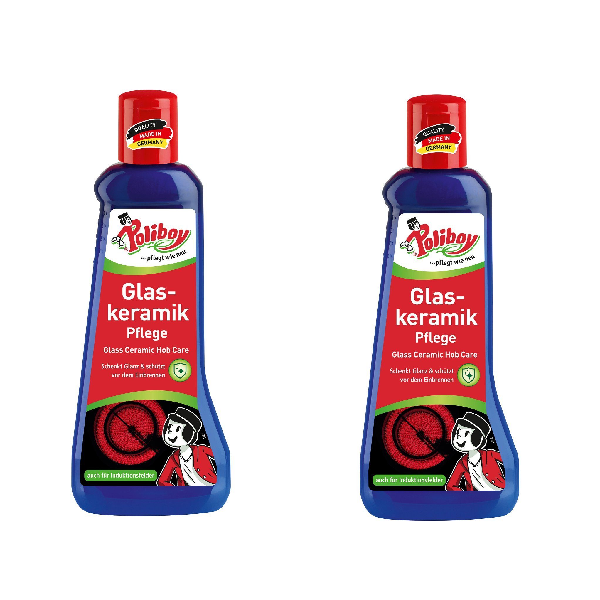 Glaskeramik Pflege - 2x200 ml Glaskeramikreiniger
