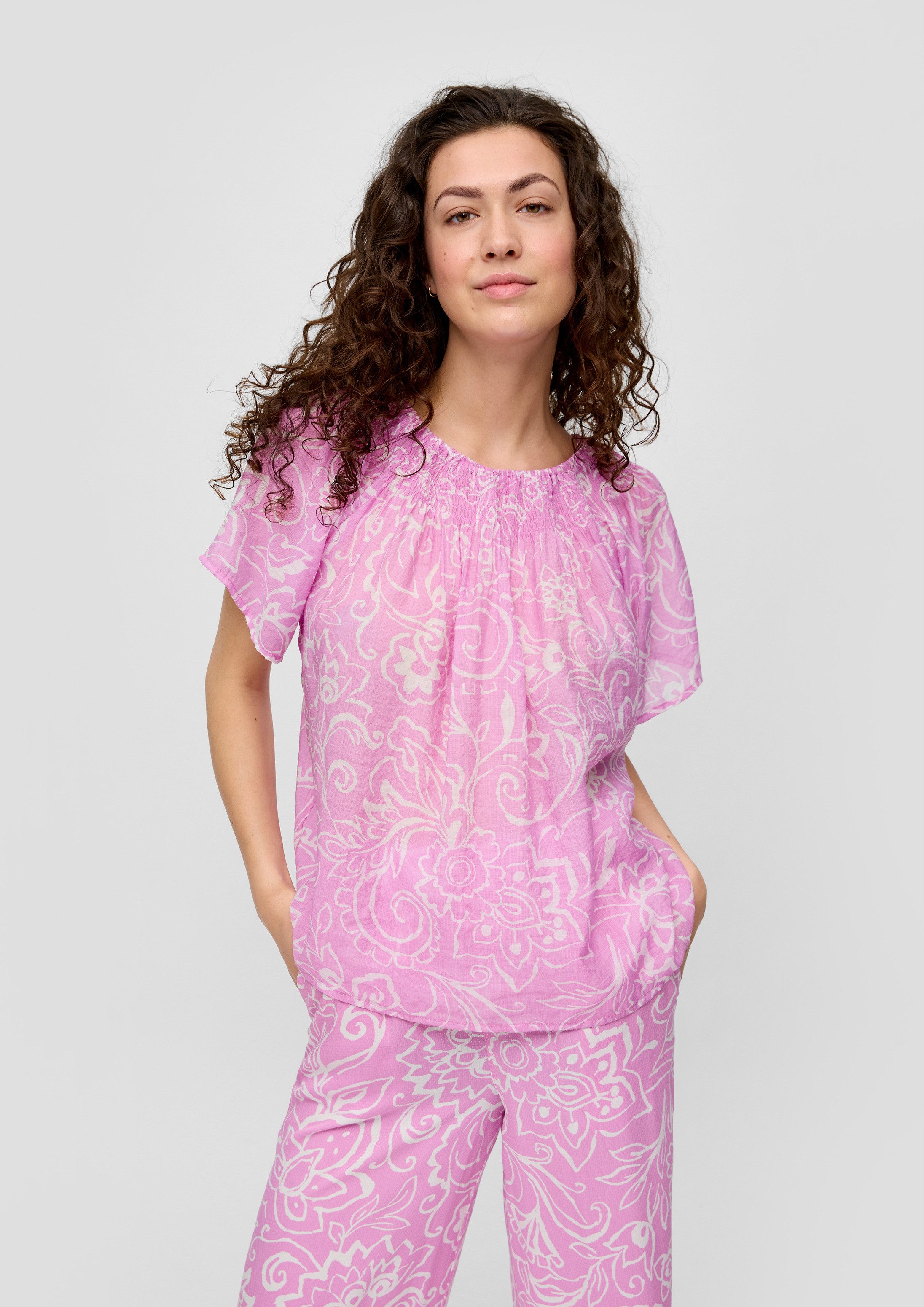 Kurzarmbluse Bluse