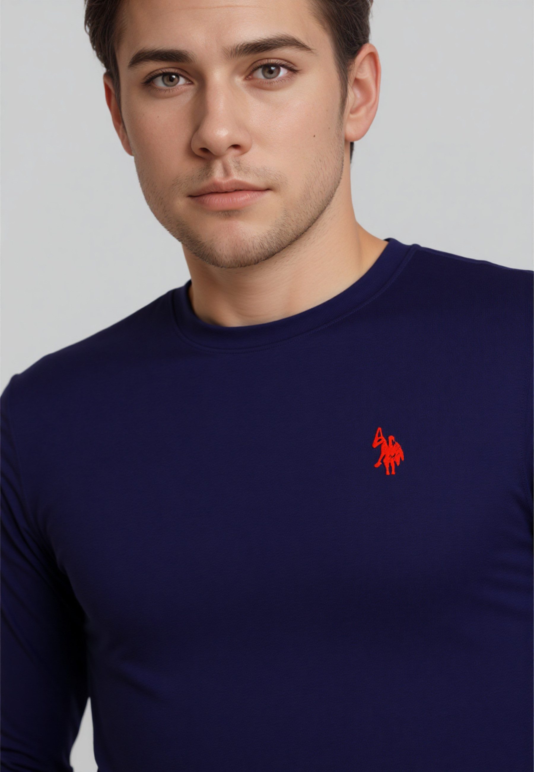 U.S. Polo Assn. Longsleeve Shirt Longsleeve Sweatshirt (1-tlg)