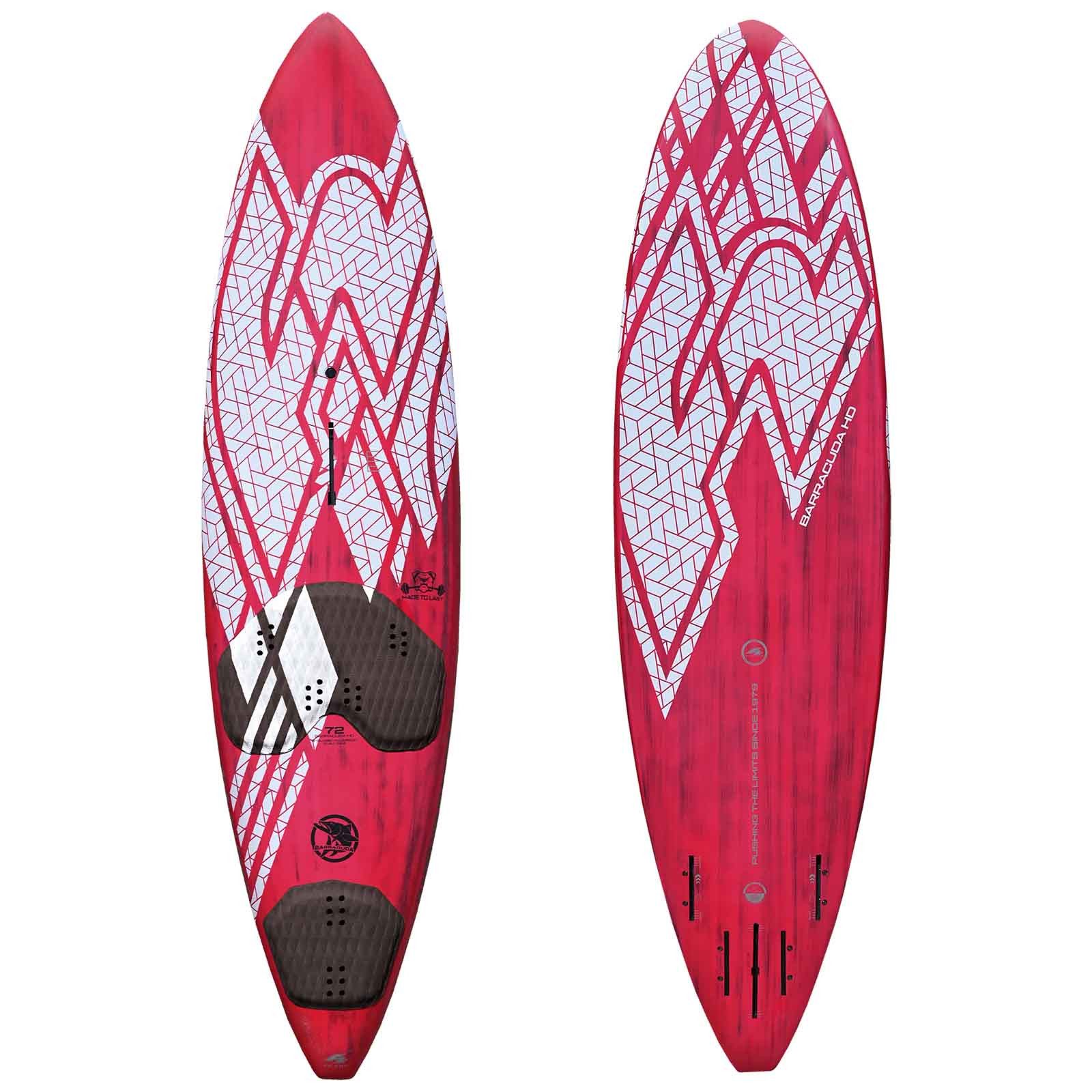 F2 Windsurfboard F2 Windsurfboard Barracuda HD 84 l Rot/Weiss 2024/25, Surfbrett