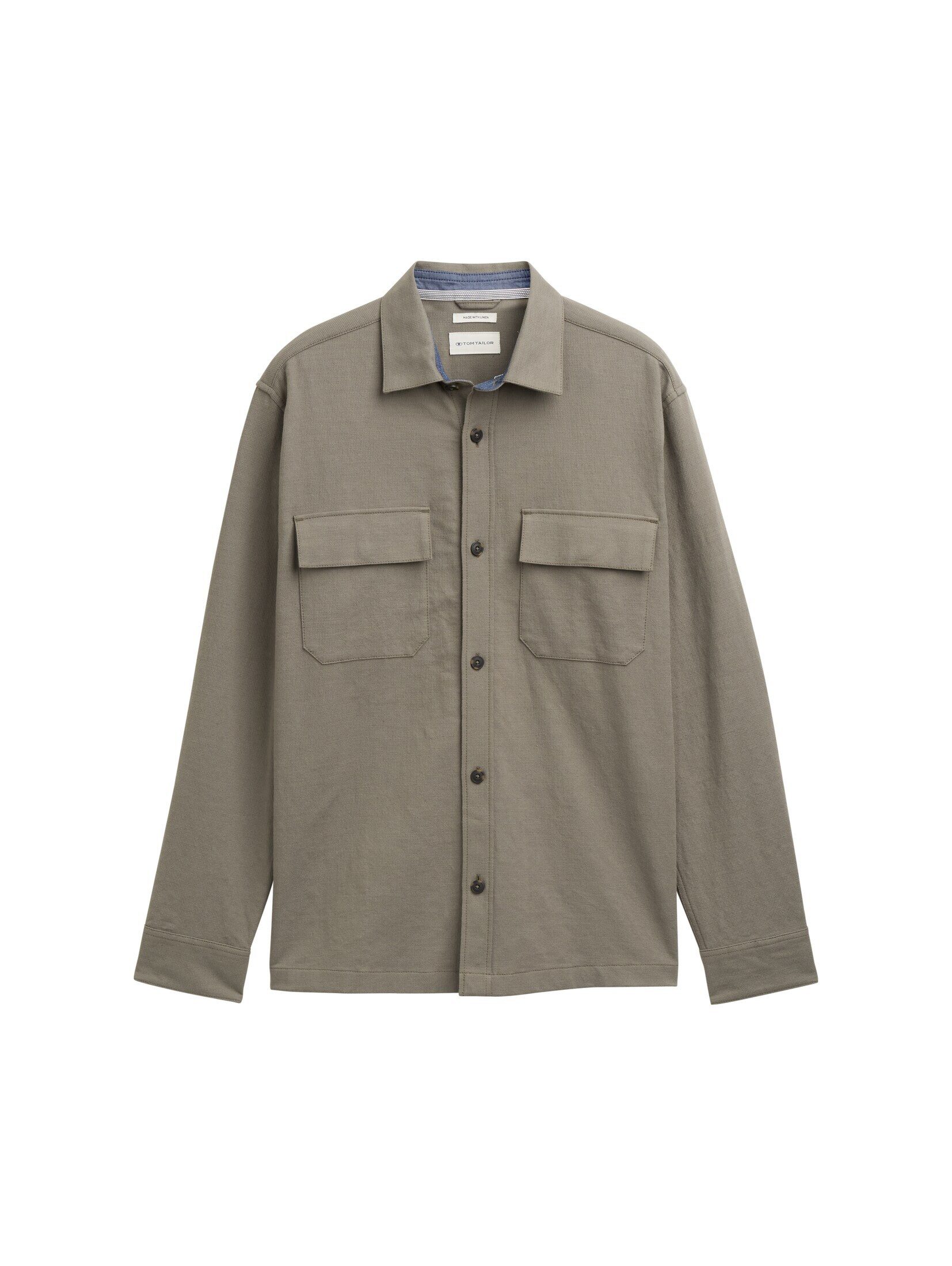TOM TAILOR Langarmhemd Blusen & Shirts Overshirt Hemd mit Brusttaschen günstig online kaufen