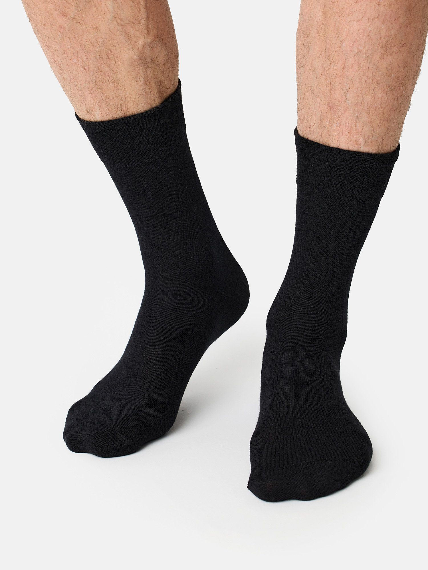 Socken günstig schwarz (7-Paar) Basicsocken Der Nur uni Komfort