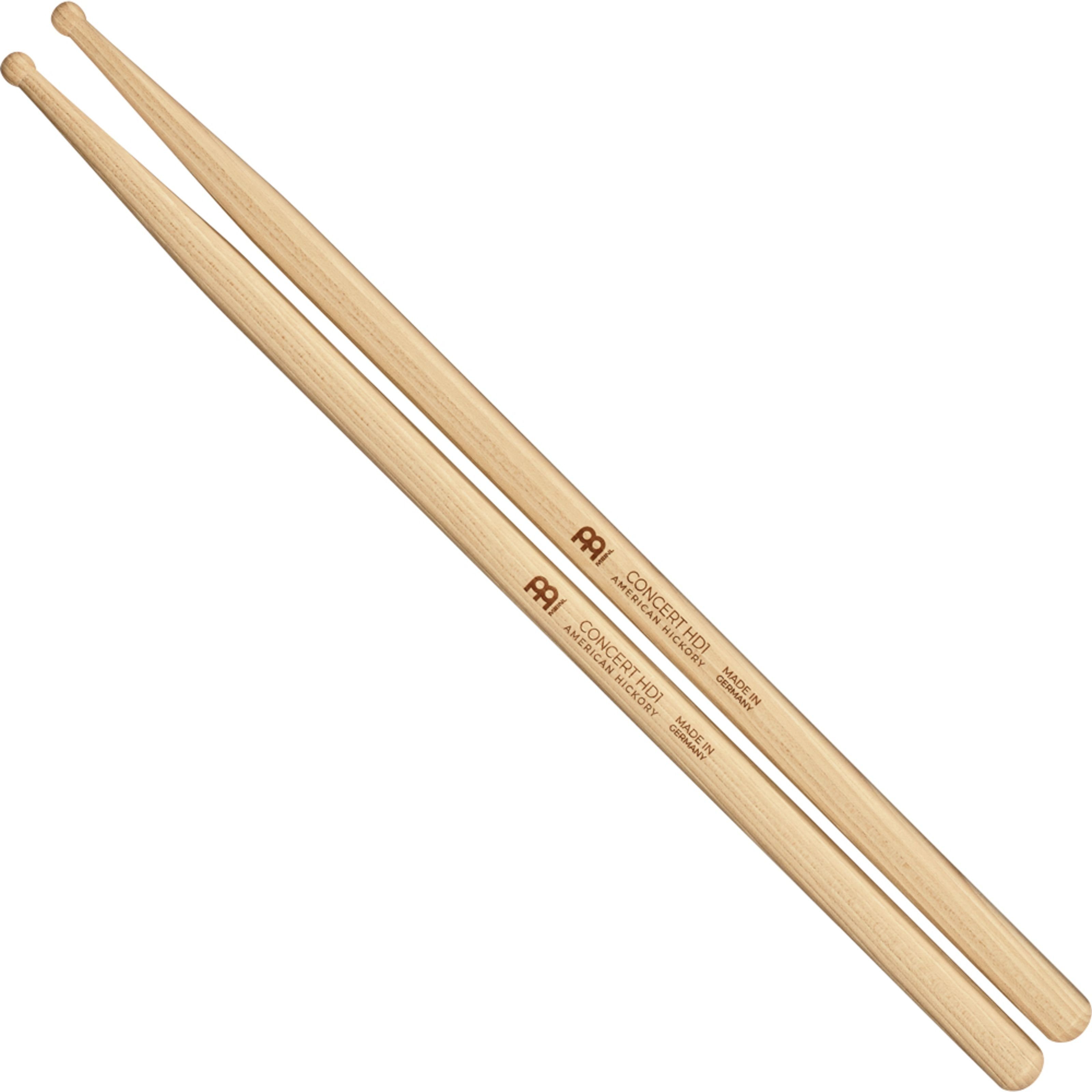 Meinl Percussion Spielzeug-Musikinstrument, SB129 Concert HD1 Sticks American Hickory - Drumsticks