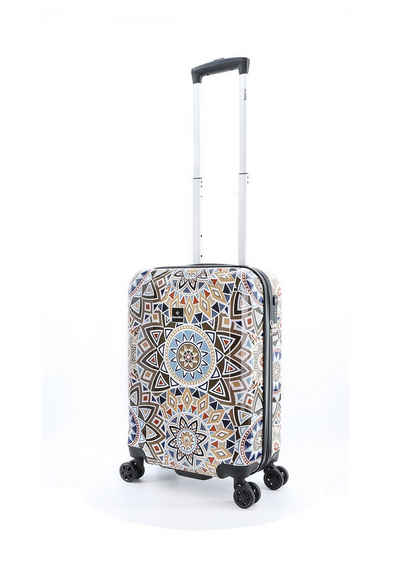 Saxoline® Koffer Mosaic, mit stylischem Mosaik-Print