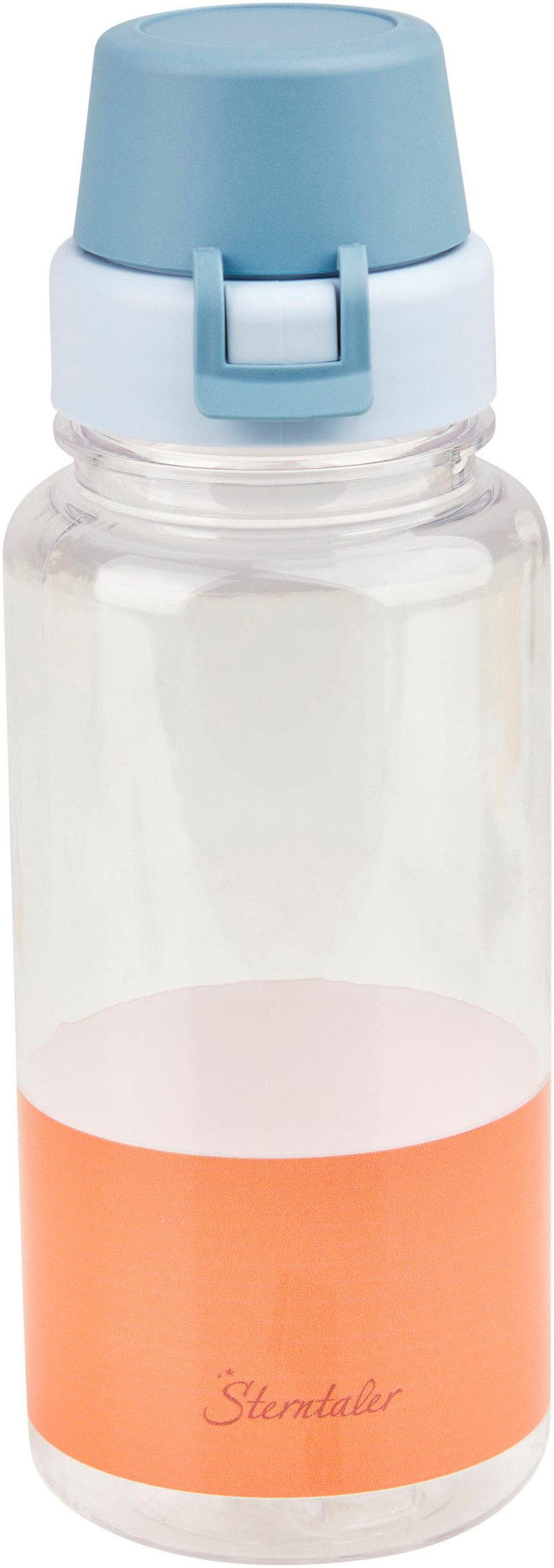Sterntaler® Trinkflasche Tritan, 400 ml, Mittelblau, individuell beschriftbar; Made in Germany