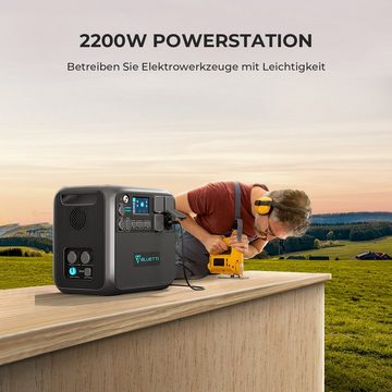 BLUETTI Stromerzeuger AC200MAX+B230 Solar Powerstation, (5-tlg), 8192Wh/2200W