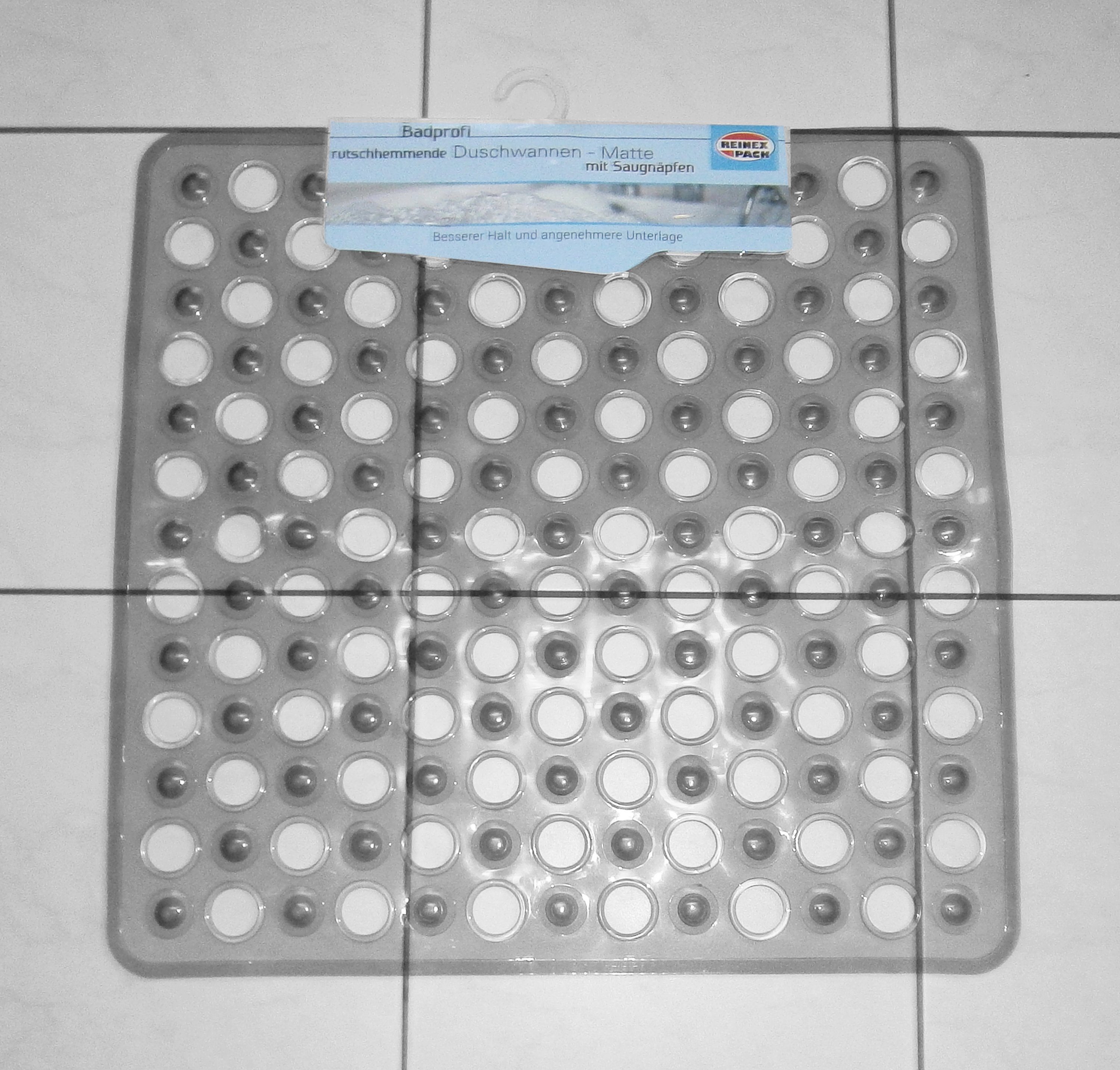 Reinex Duscheinlage DUSCHEINLAGE 54x52,5cm Duschmatte Wanneneinlage Antirutschmatte 37, rutchhemmend