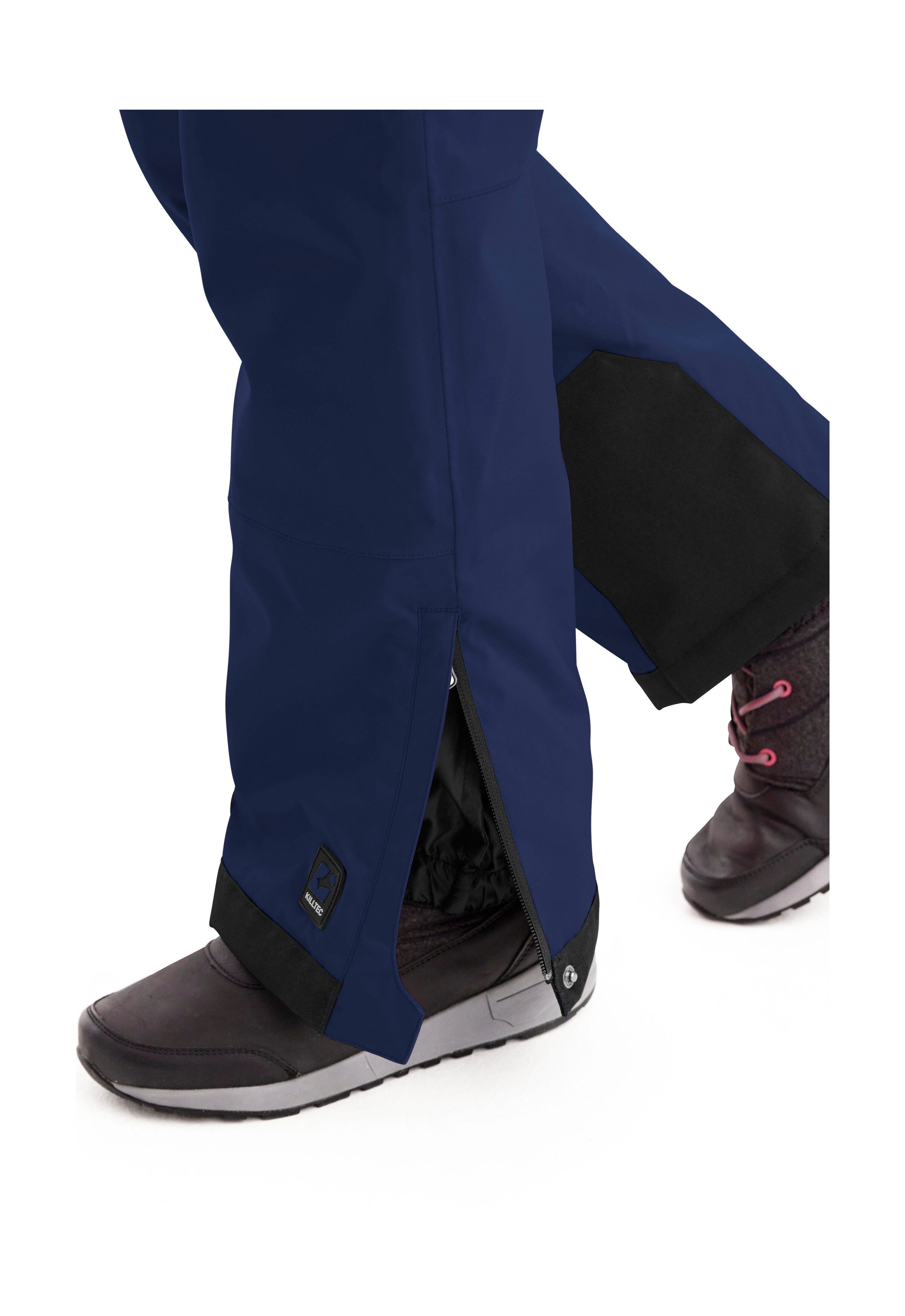 Killtec Skihose Girls Skihose 242 Wasserdicht, atmungsaktiv, abnehmbare Träger, rutschfester Schneefang