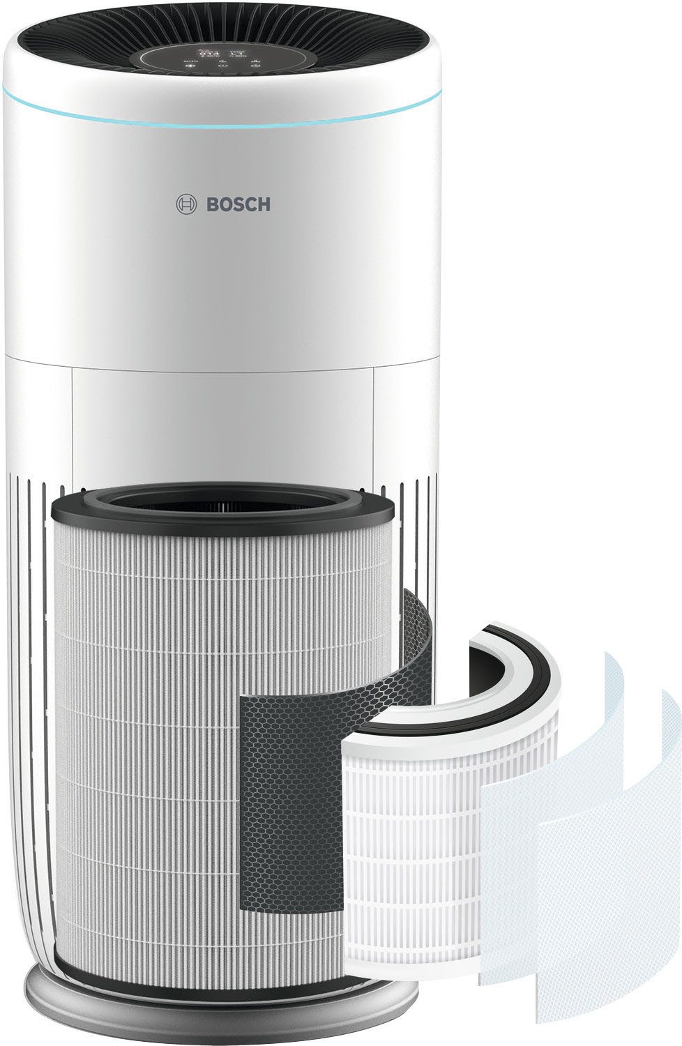 BOSCH Kombifilter 4-in-1 HEPA Filter mit Hocheffizienter Aktivkohle- und Bakterienfilter, Zubehör für Luftreiniger Air 6000 und Air 6000i – Bild 4 von 4