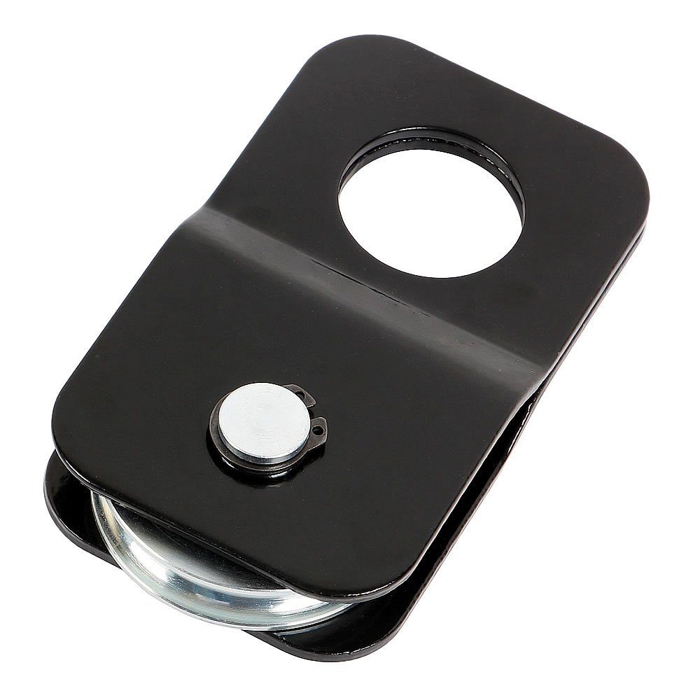 Feel2Home Umlenkrolle Umlenkrolle Seilwinde Seilzug 4 oder 10 Tonnen Schwarz Seilrolle, Schwerlast Solid Stahl