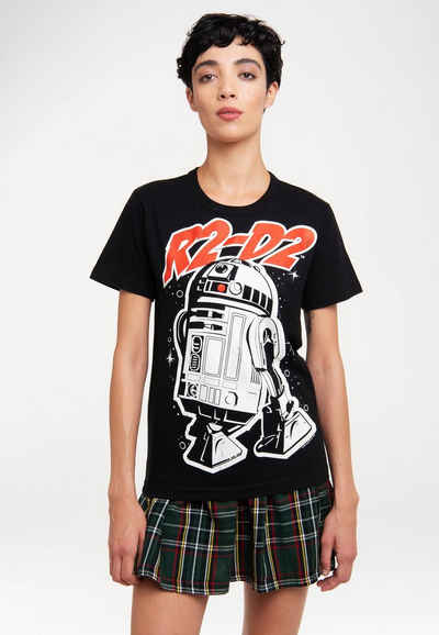 LOGOSHIRT T-Shirt Star Wars - R2-D2 mit coolem Print