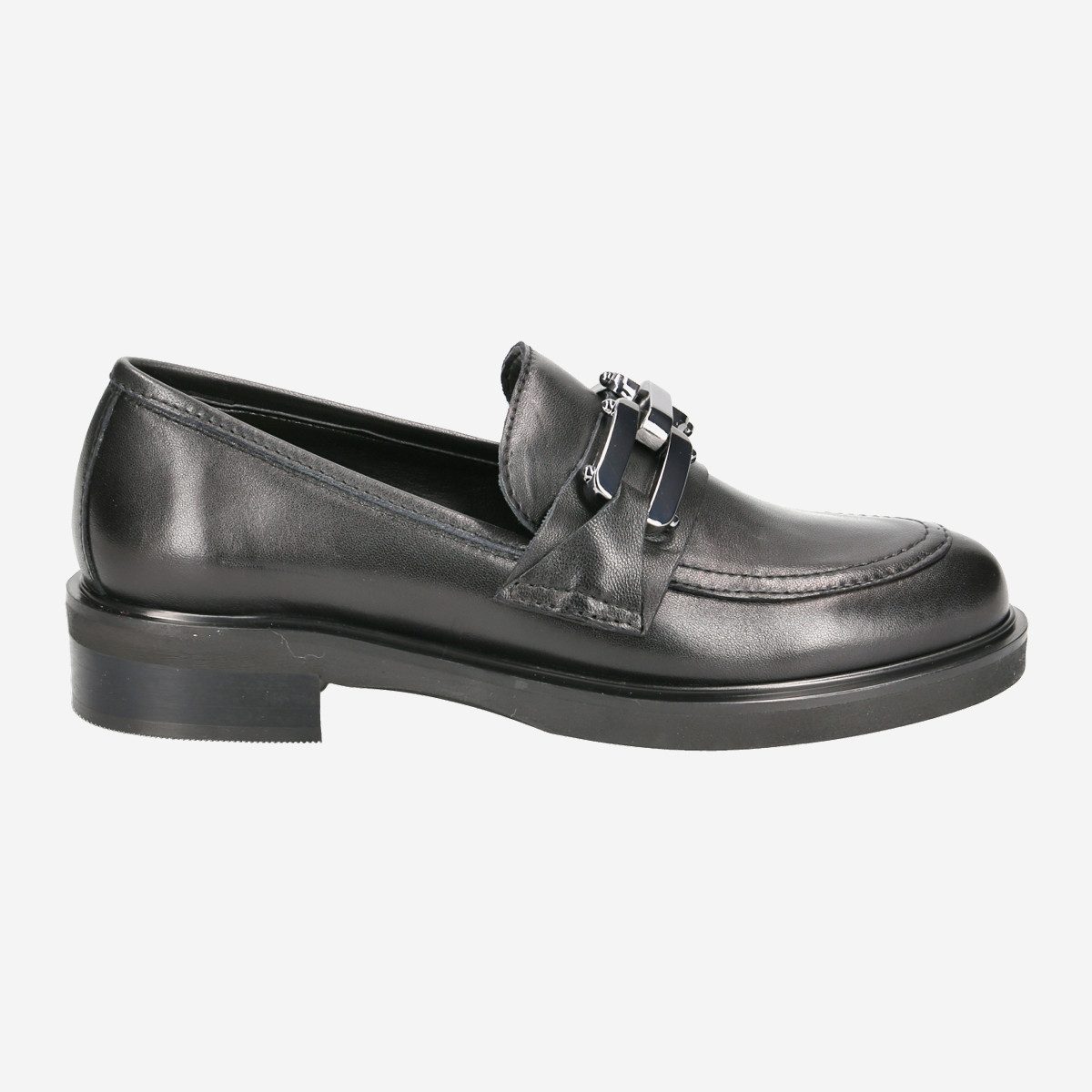 Lüke Schuhe CAMOMILLA NERO, Slipper & Mokassin in Schwarz für Damen Slipper