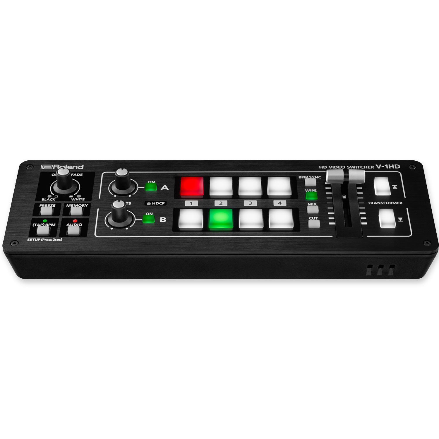 Roland Audio Roland HDMI-Video-Switcher V-1HD Digitales Aufnahmegerät (Kompakter, tragbarer HD-Switcher)