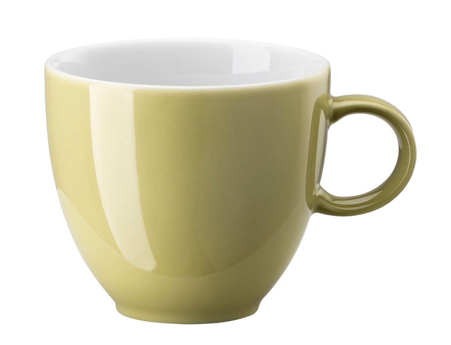Thomas Porzellan Espressotasse Sunny Day Avocado Green Espresso-Obertasse 0,08 l, Porzellan, Чашки