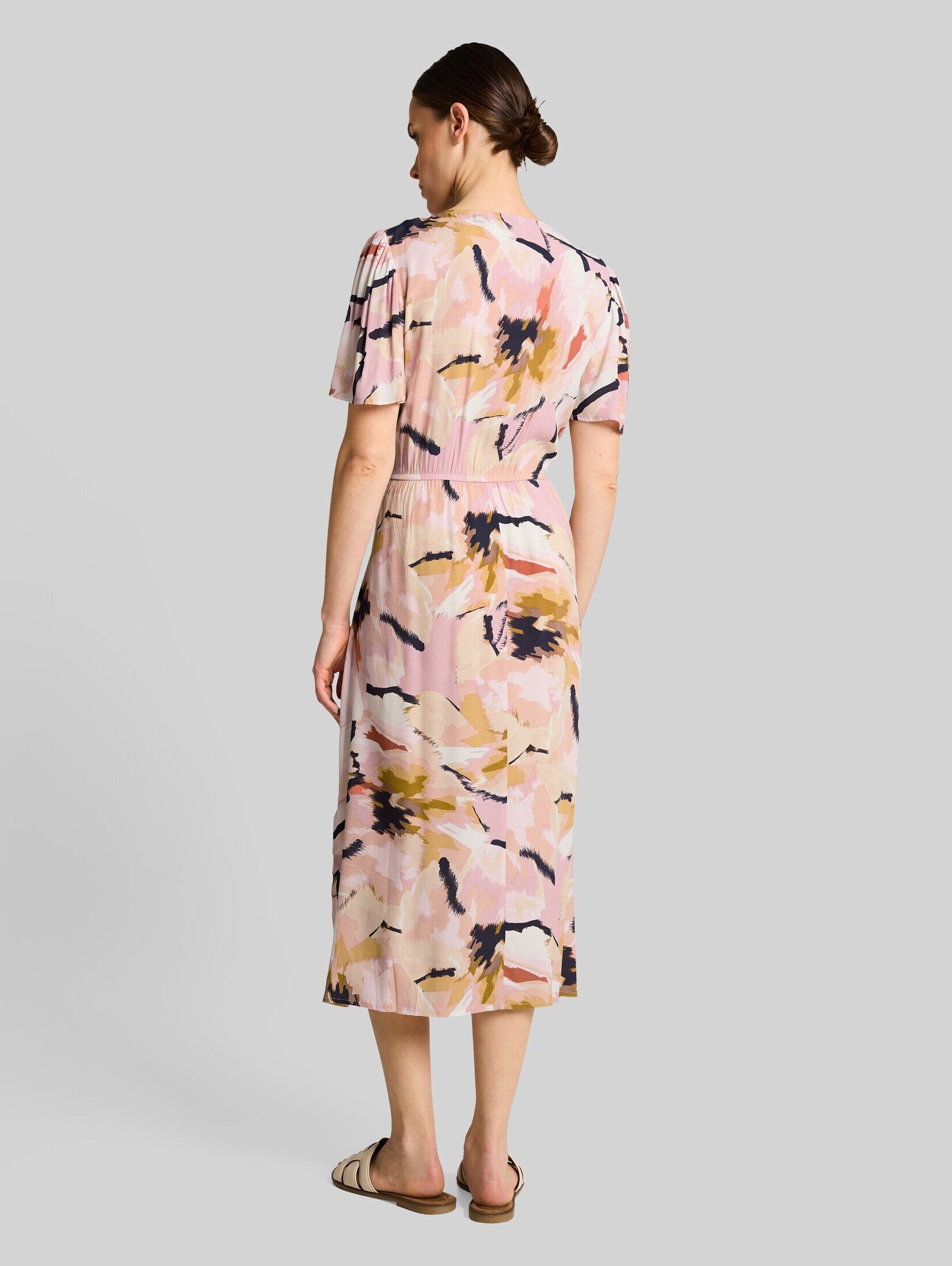 TOM TAILOR Midikleid Kleider & Jumpsuits Midi-Kleid mit Muster