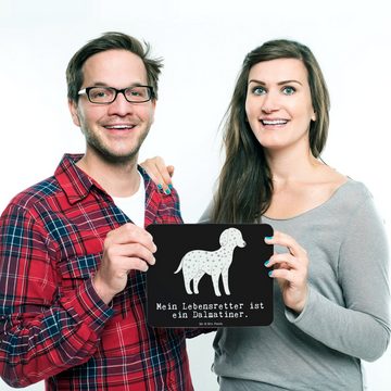 Mr. & Mrs. Panda Mauspad Dalmatiner Lebensretter - Schwarz - Geschenk, Mauspad, Hunderasse, Ei (1-St), Made in Germany