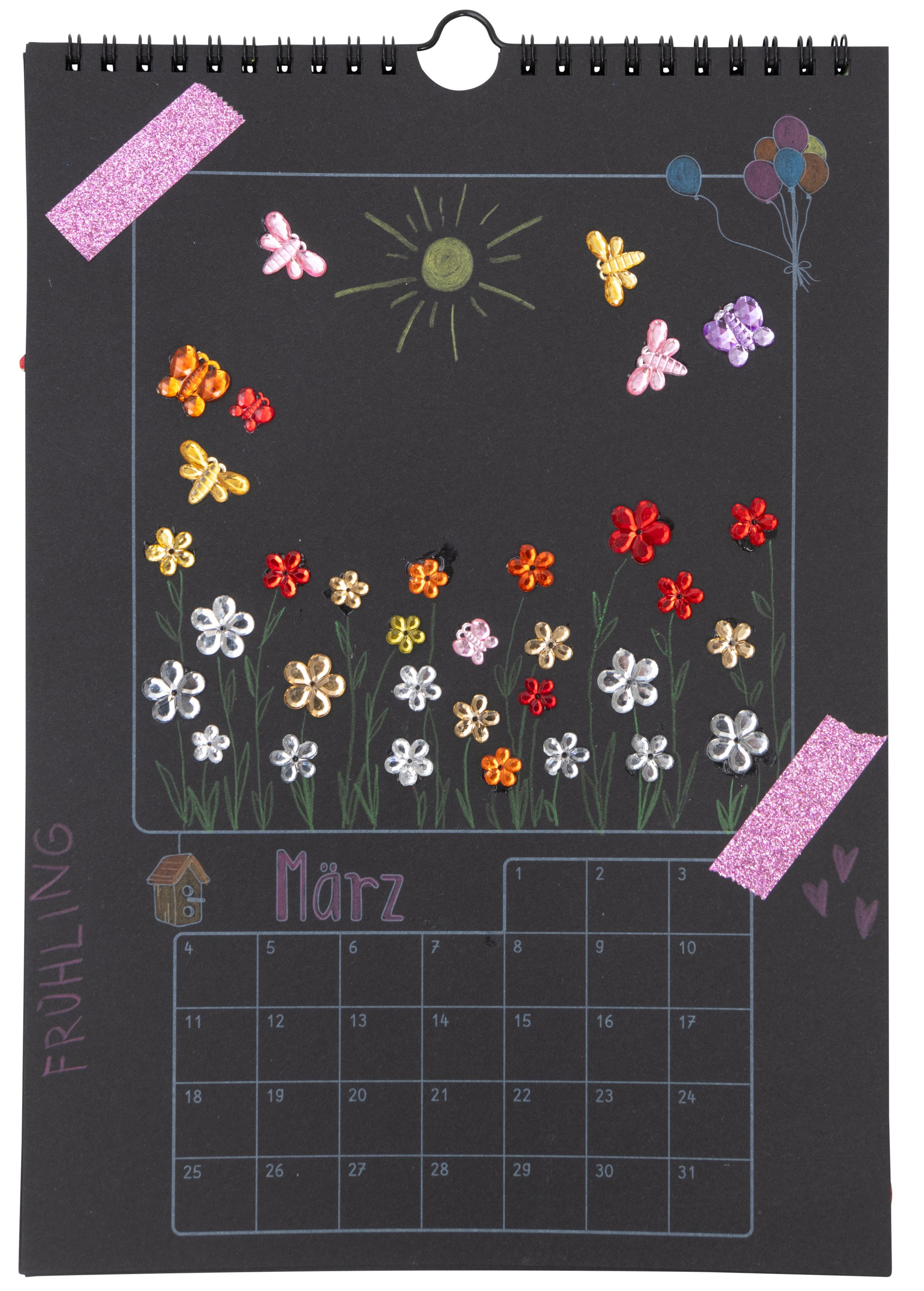 Betzold Kalender zum Selbstbasteln Bastelkalender – Kreatives Bastelset für Kinder DIY