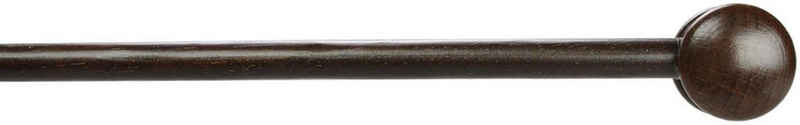 Scheibenstange, Liedeco, Ø 12 mm, 1-läufig, Fixmaß, ohne Bohren, verschraubt, Holz