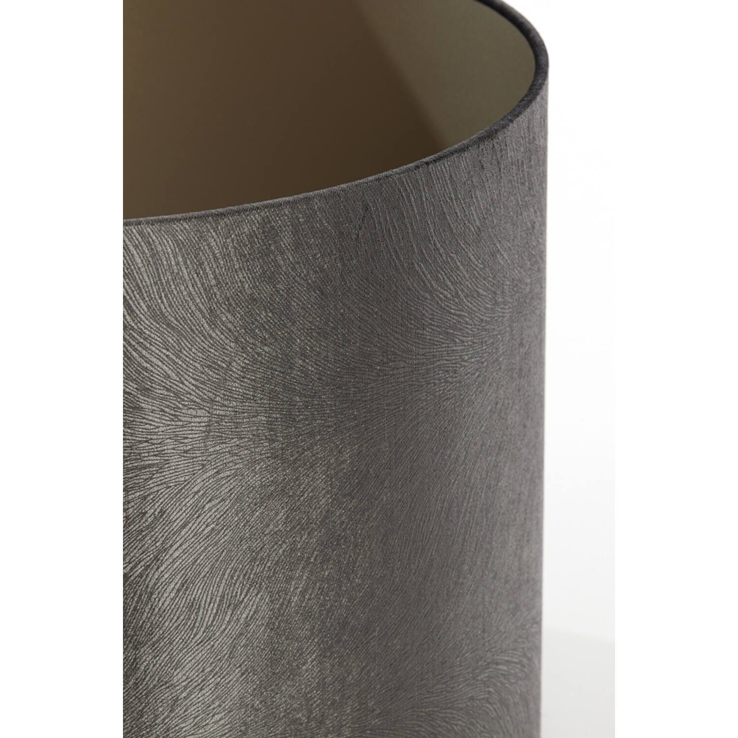 Light & Living Lampenschirm Lampenschirm Zylinder LUBIS von Light & Living Grau Ø20x15 cm