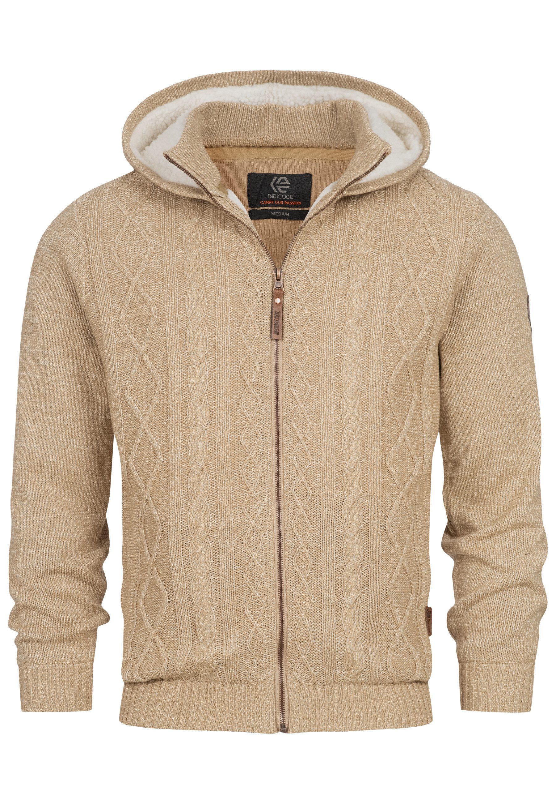 Indicode Strickjacke Herren INRandolph Herrenstrickjacke günstig online kaufen