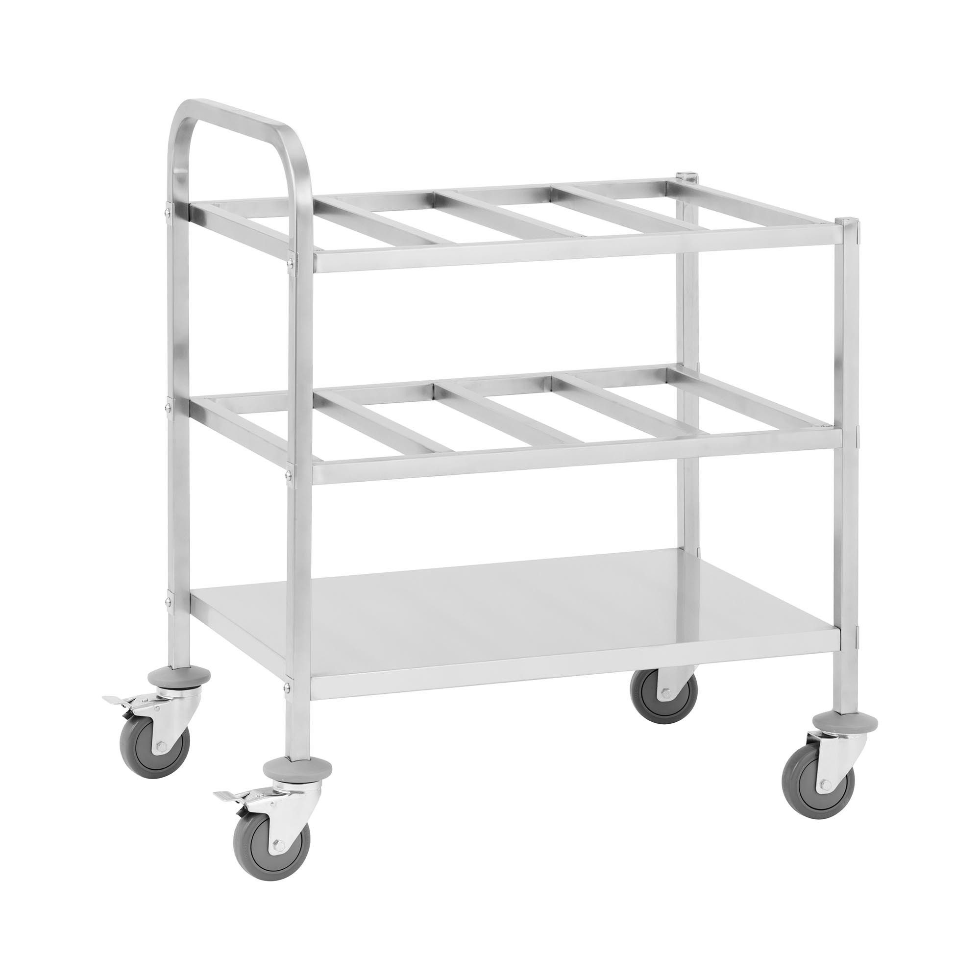 Royal Catering Тележки-кухня Transportwagen Edelstahl 24 x GN 1/6 450 kg Regalwagen