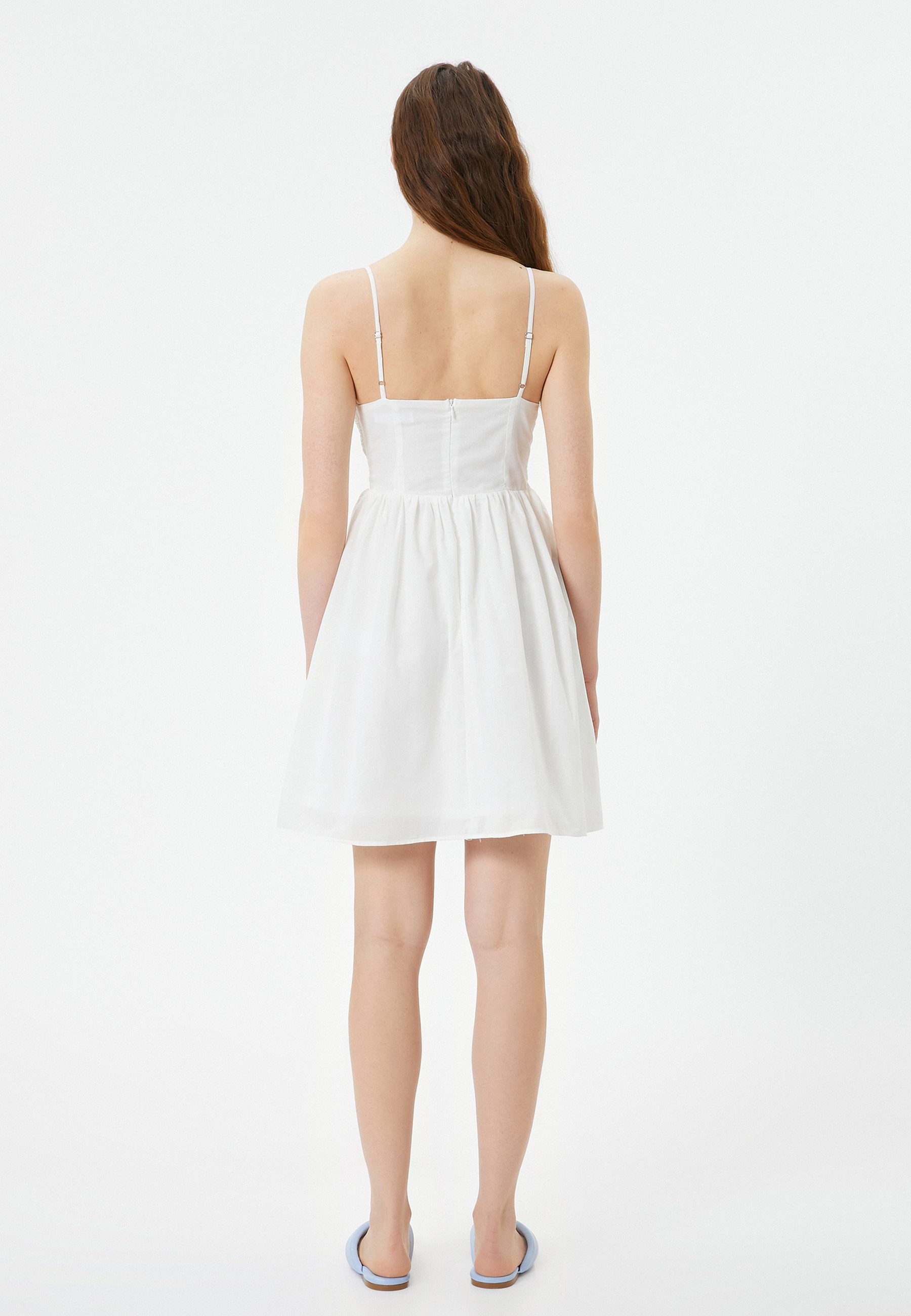 Koton A-Linien-Kleid Mini Länge A Form A-Linien-Kleid