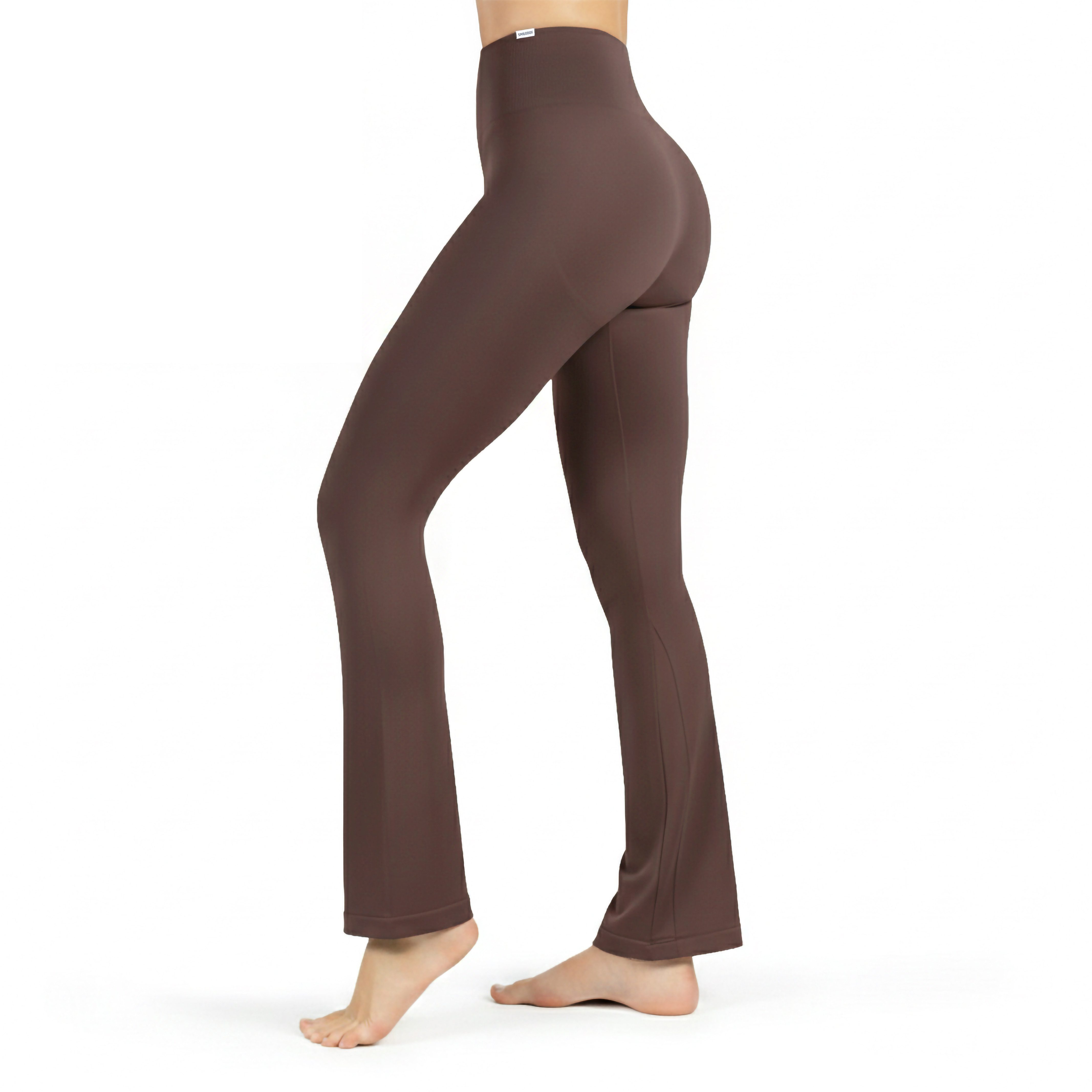 Smilodox Schlaghose Schlagleggings Oriana, High Waist, Sportleggings für Gym & Alltag Ausgestelltem Bein Schlaghose maximale Bewegungsfreiheit Sport Alltag