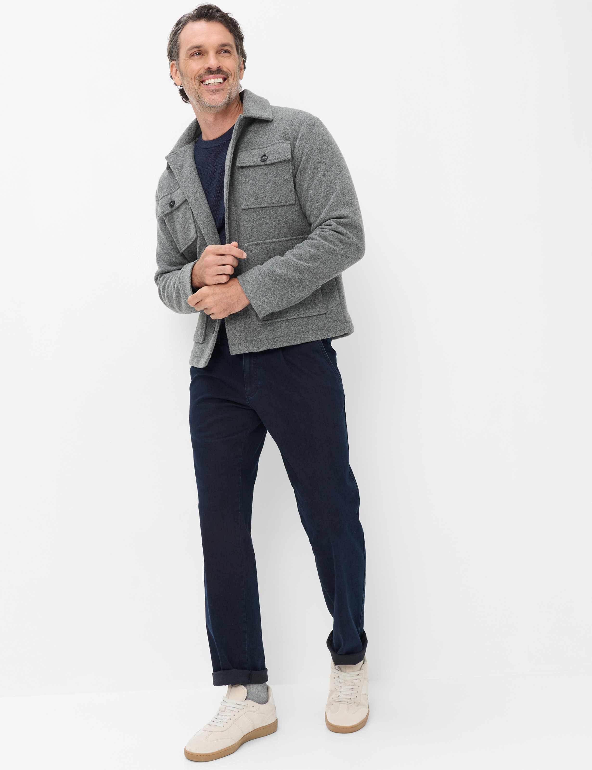 EUREX by BRAX Bequeme Jeans Style FRED Premium Denim: Bundfaltenhose im Regular Fit – Bild 2 von 5