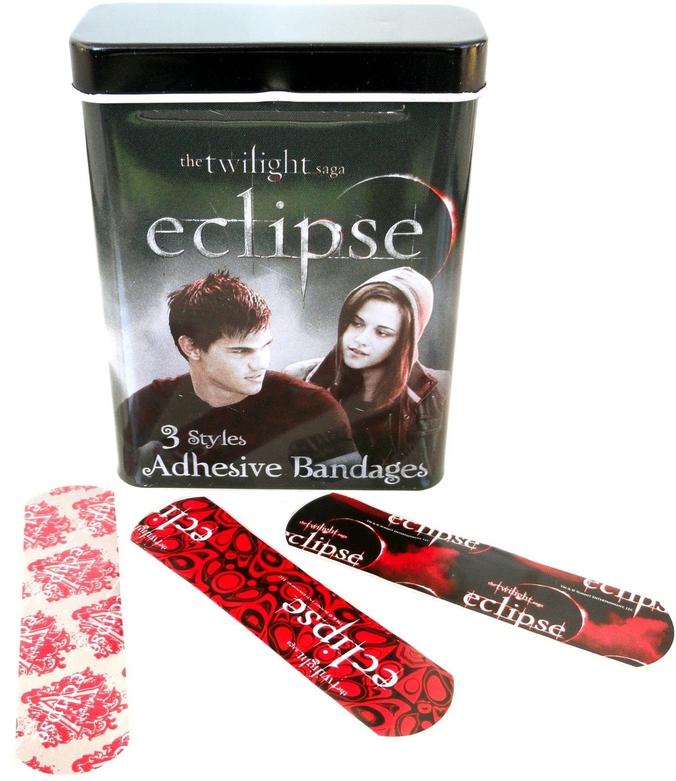 NECA Spardose Twilight BELLA & JACOB Foto 24 Aufkleber (3x8) PMetall Dose Box