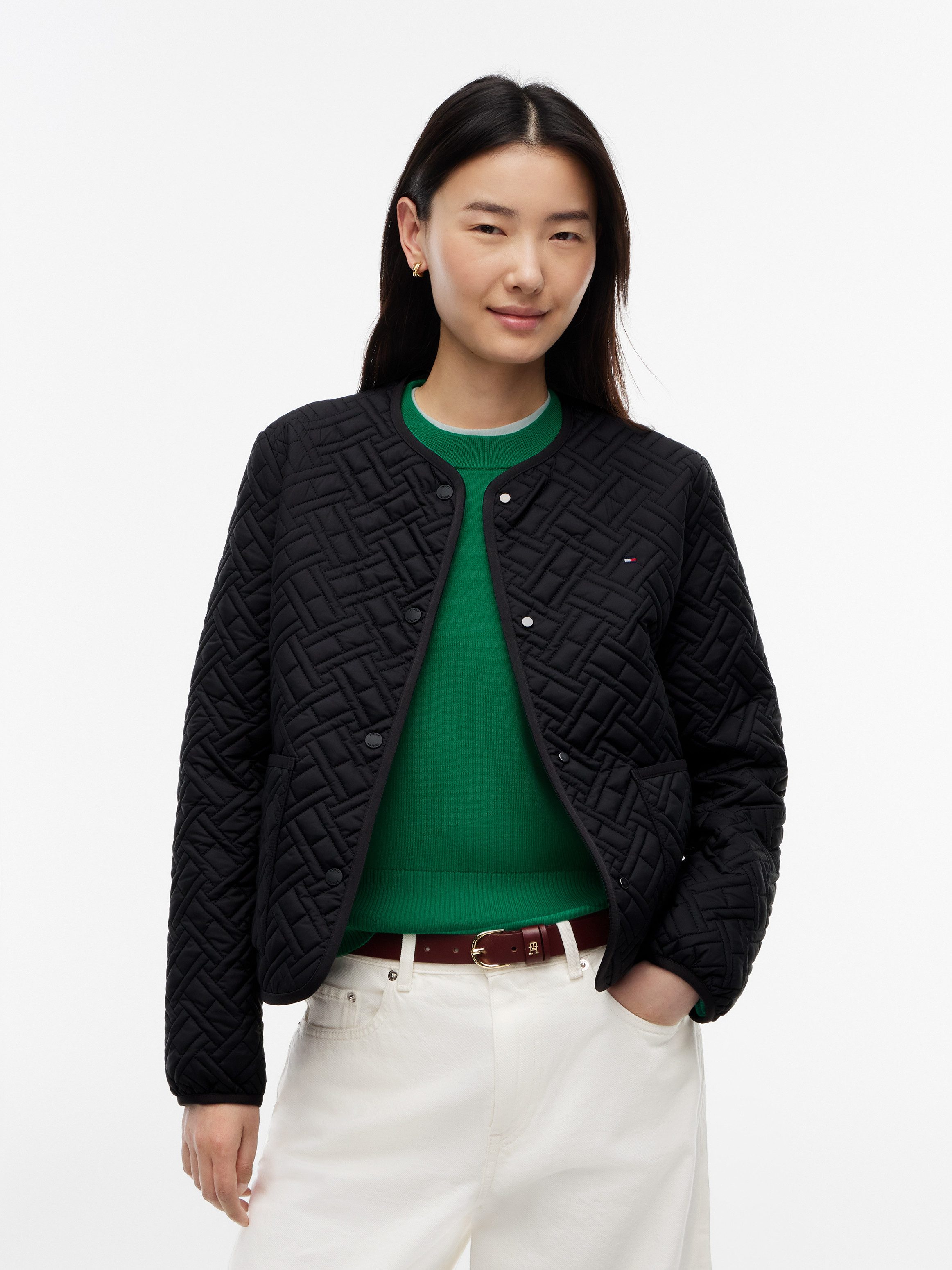 Tommy Hilfiger Steppjacke QUILTED LINER JACKET Kunstfaser