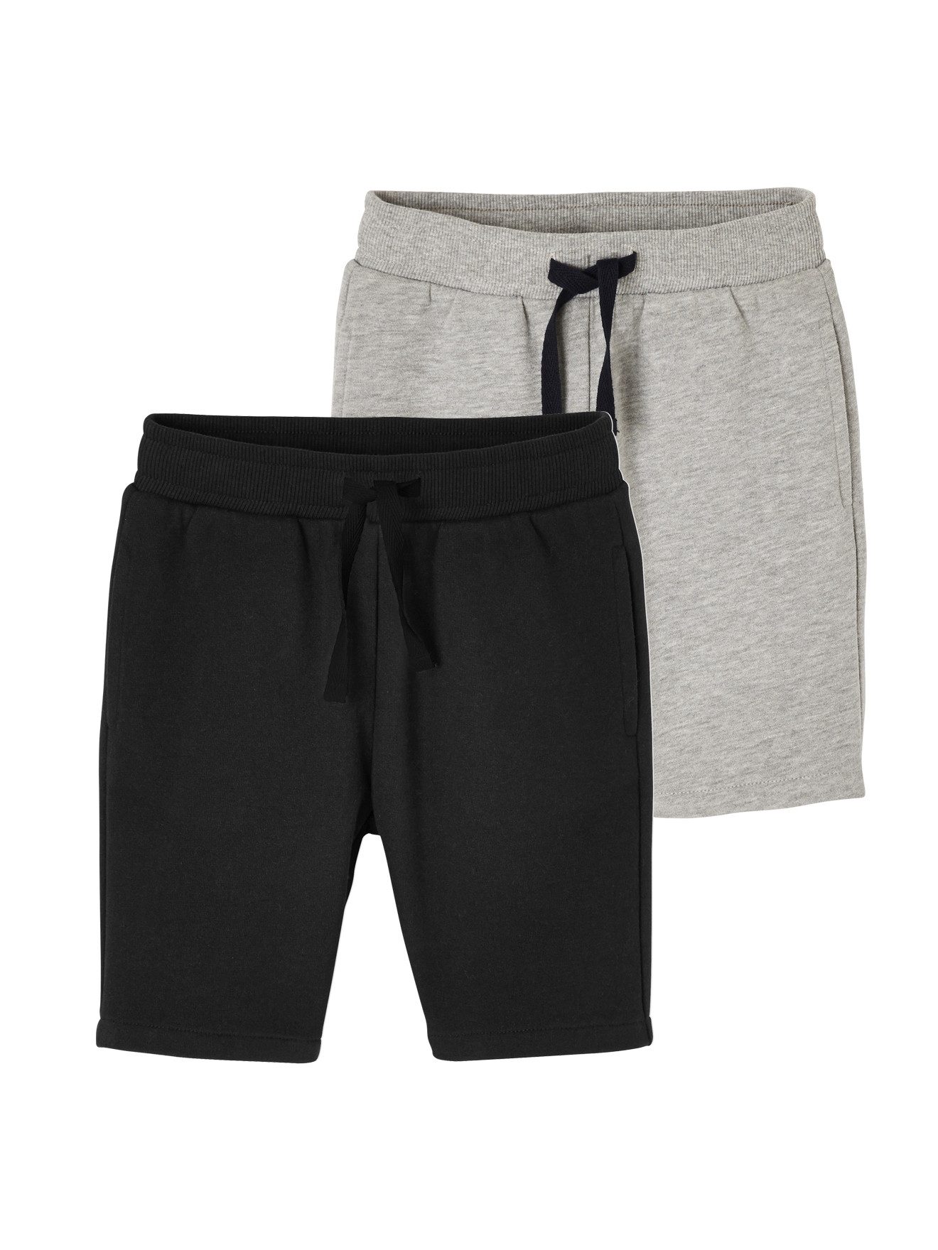 Shorts 2er-Pack Jungen Sweat-Shorts BASIC