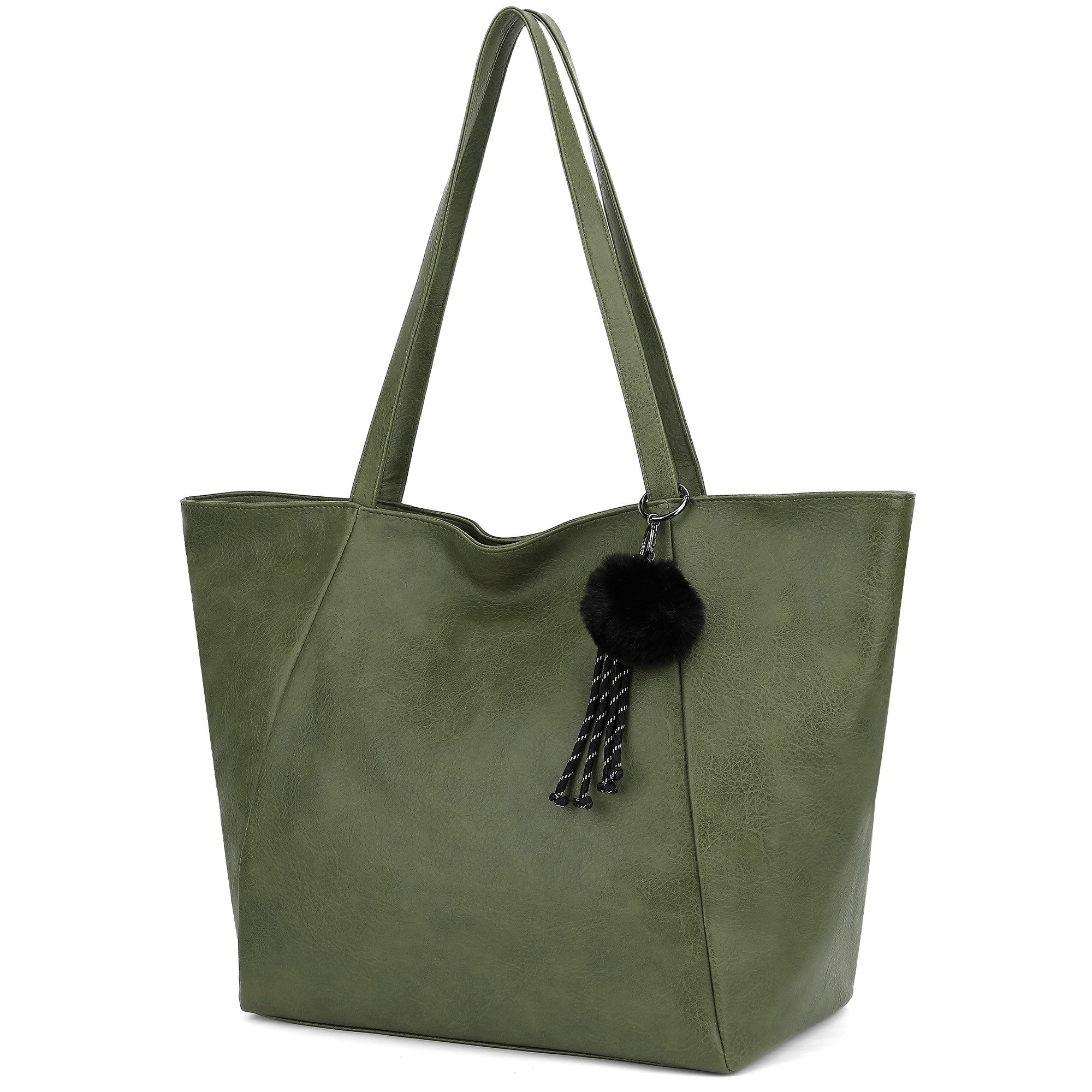 TAN.TOMI Schultertasche Magnetverschluss Umhängetasche Shopper Bag mit Reiß günstig online kaufen