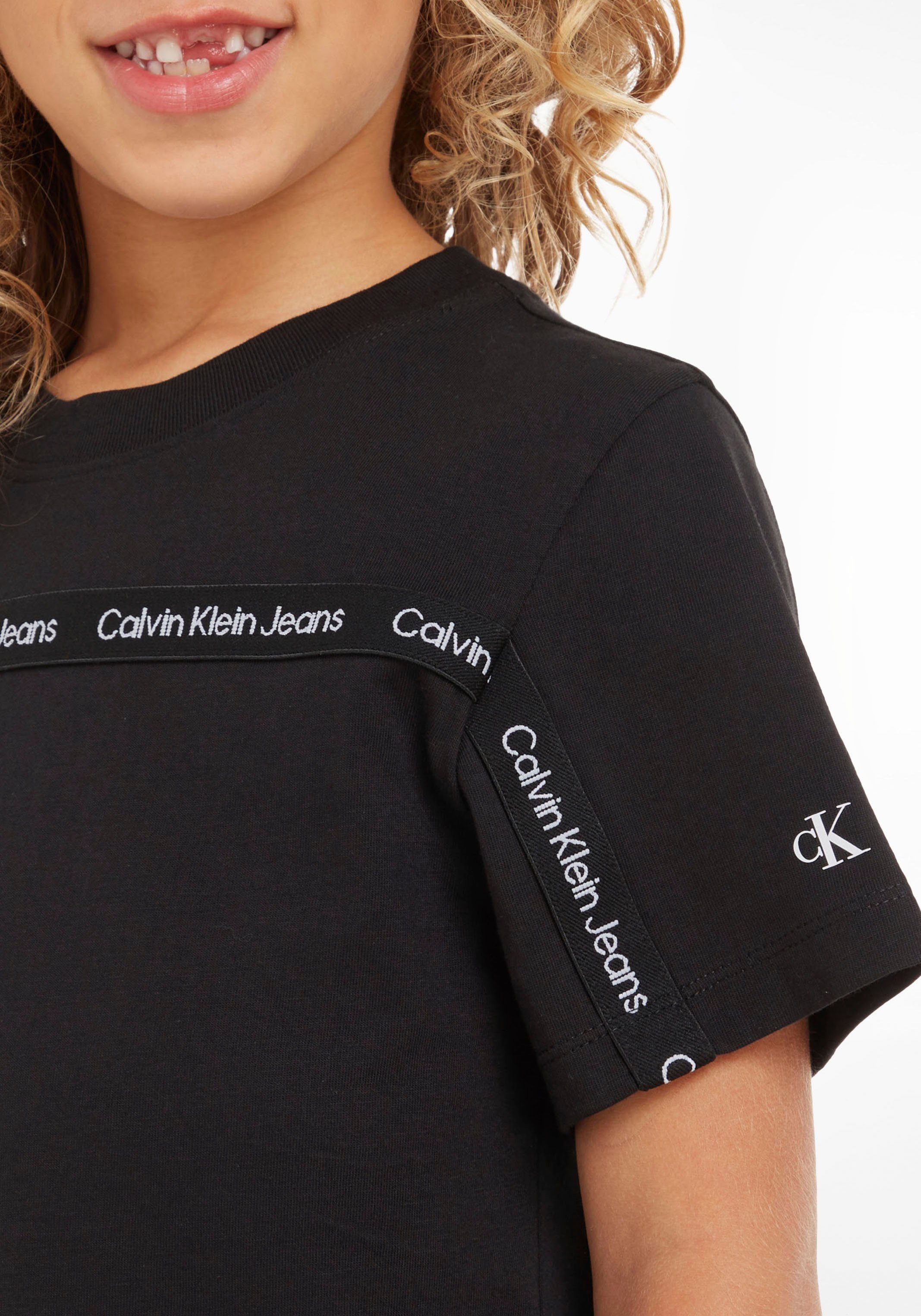 TAPE LOGO T-Shirt Calvin Klein CKJ für Jungen T-SHIRT Jeans