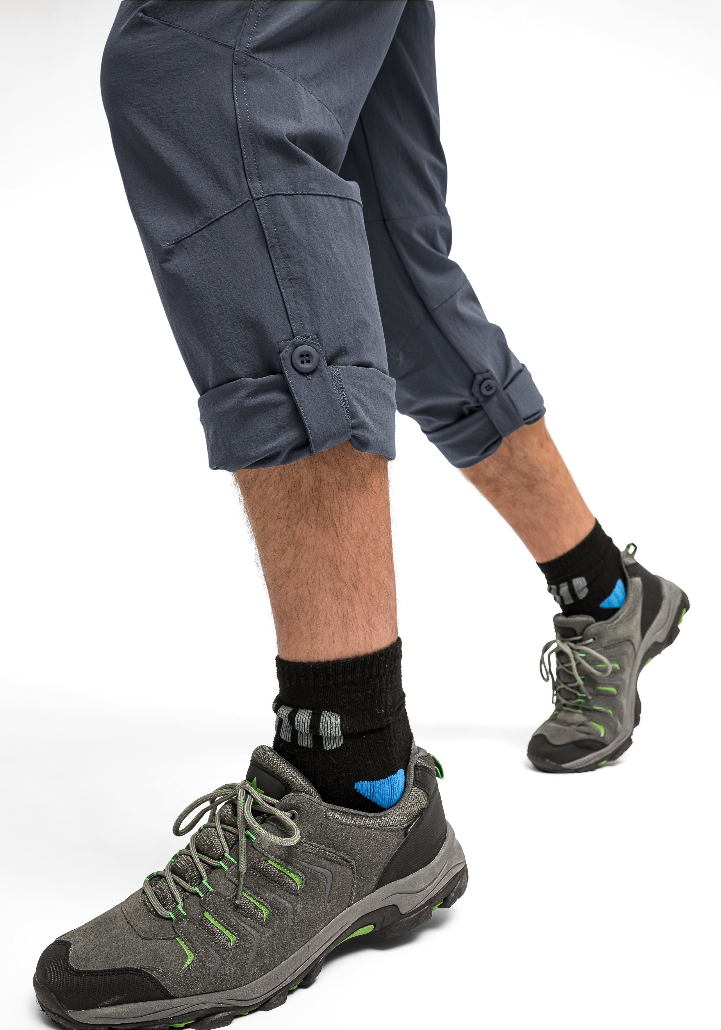Maier Sports Funktionshose Nil Herren Wanderhose, atmungsaktive Outdoor-Hose mit Roll up Funktion