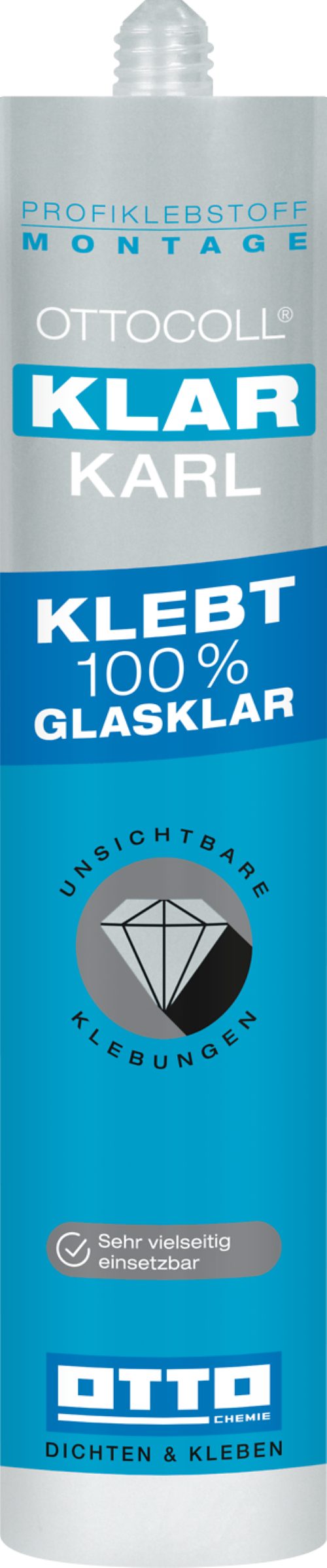 OTTO-Chemie Klebstoff Ottocoll KlarKarl transparent C00 290ml, Glasklare Kl günstig online kaufen