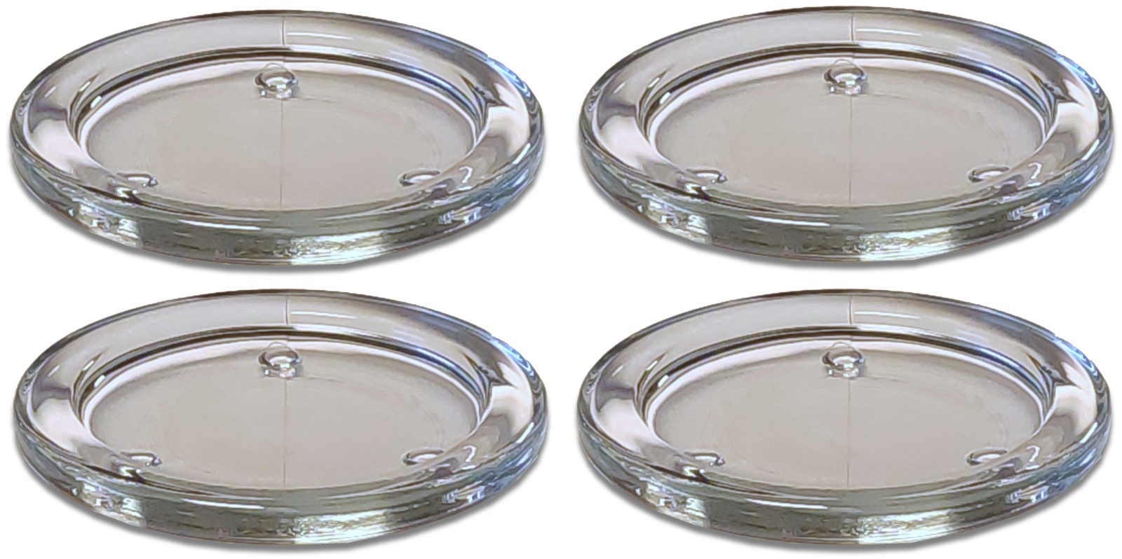 Koopman Kerzenhalter Transparent (2er-Set, 4 St), günstig online kaufen