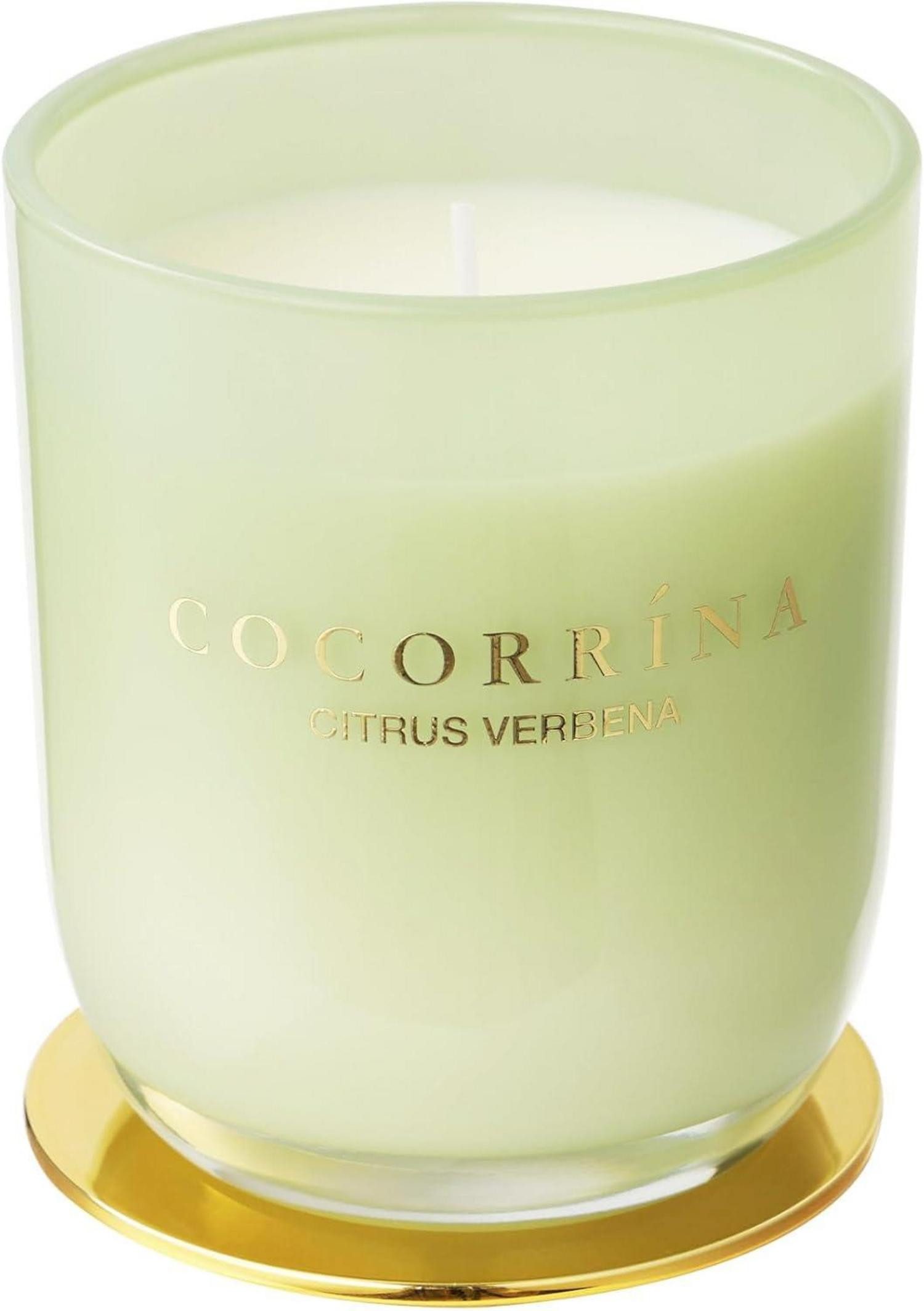 COCORRINA Duftkerze Duftkerze Zitrus-Eisenkraut im Glas, 40h