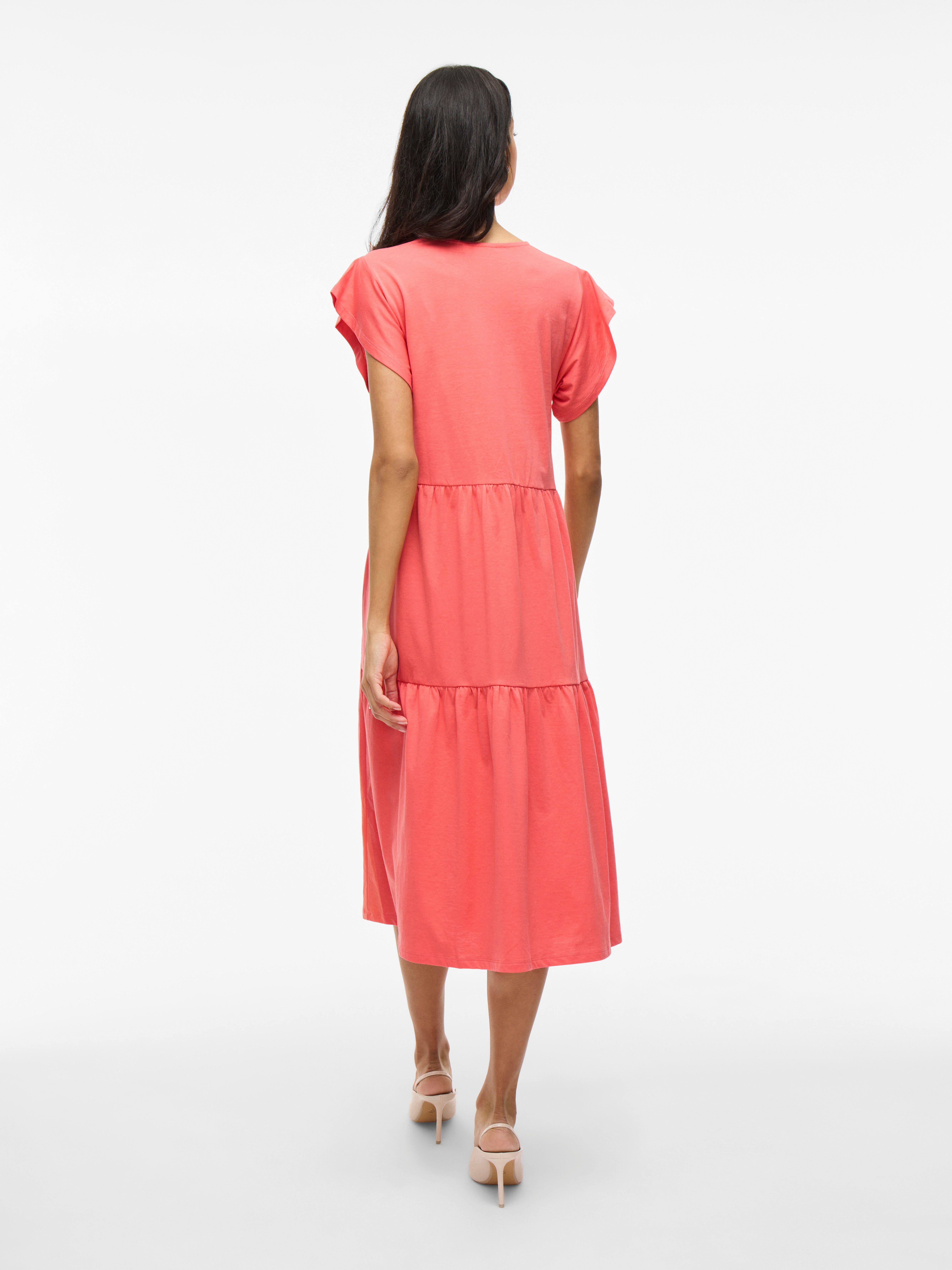 Vila Sommerkleid VISUMMER S/S MIDI DRESS günstig online kaufen