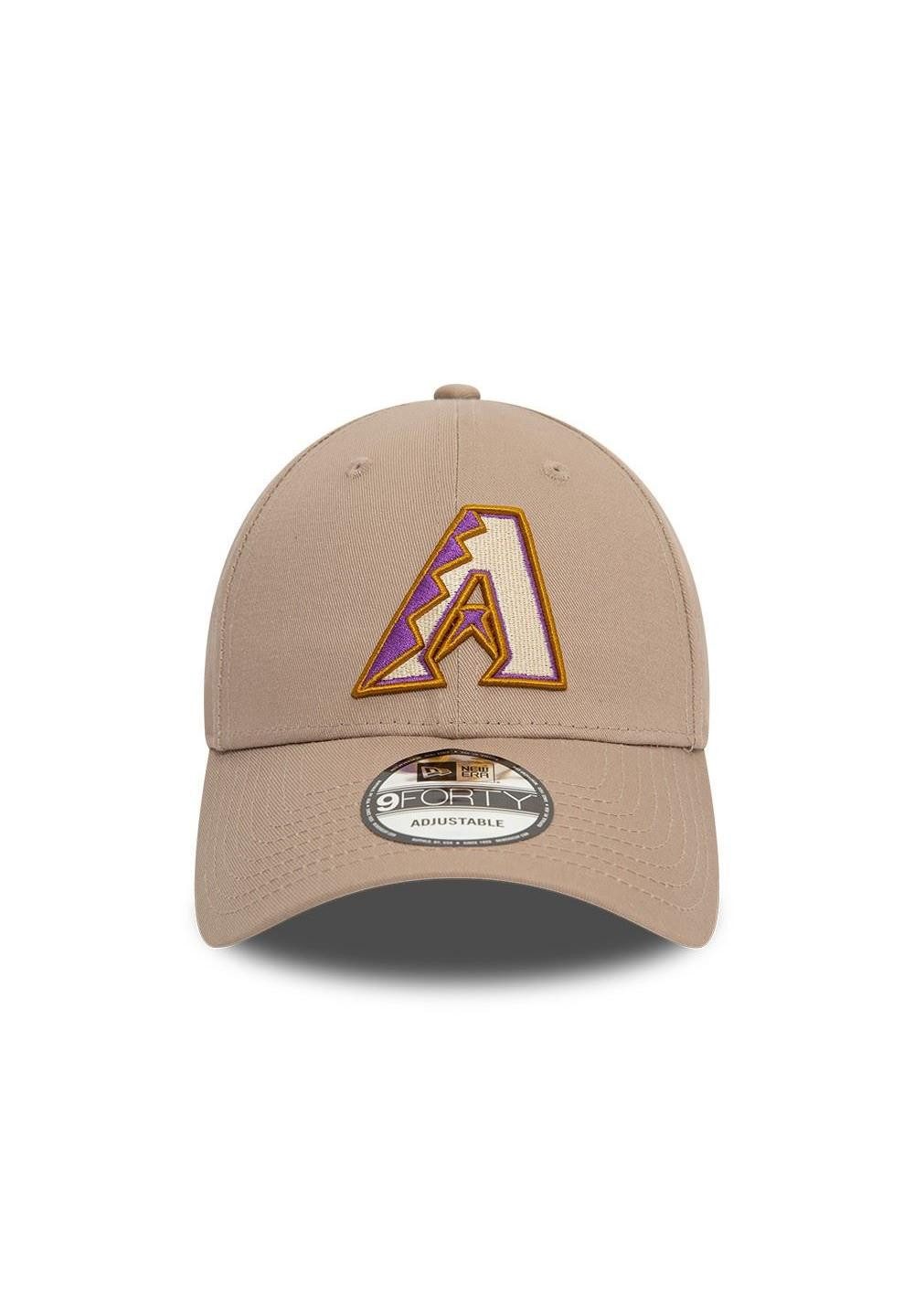 New Era Baseball Cap Arizona Diamondbacks MLB 1998 Inaugural Season Sidepatch Beige 9Forty (1-St)